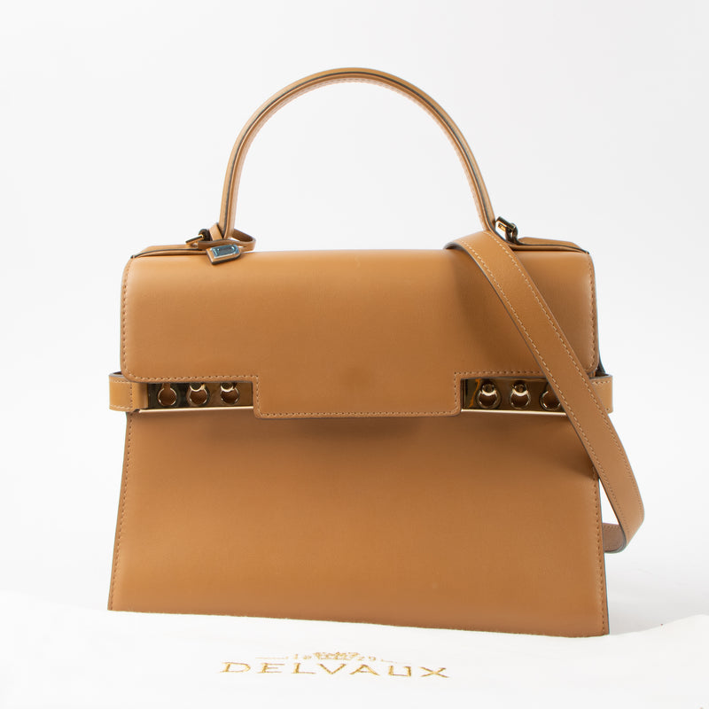 Shop this authentic Delvaux Vegetal Calf Souple Tempête MM Bag pre-loved on Labellov.com