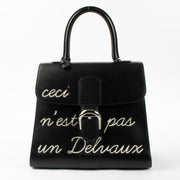 Shop this authentic Delvaux Black Box Calf Brillant L'Humour MM Bag pre-loved on Labellov.com