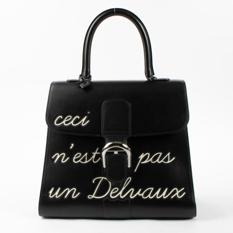Shop this authentic Delvaux Black Box Calf Brillant L'Humour MM Bag pre-loved on Labellov.com