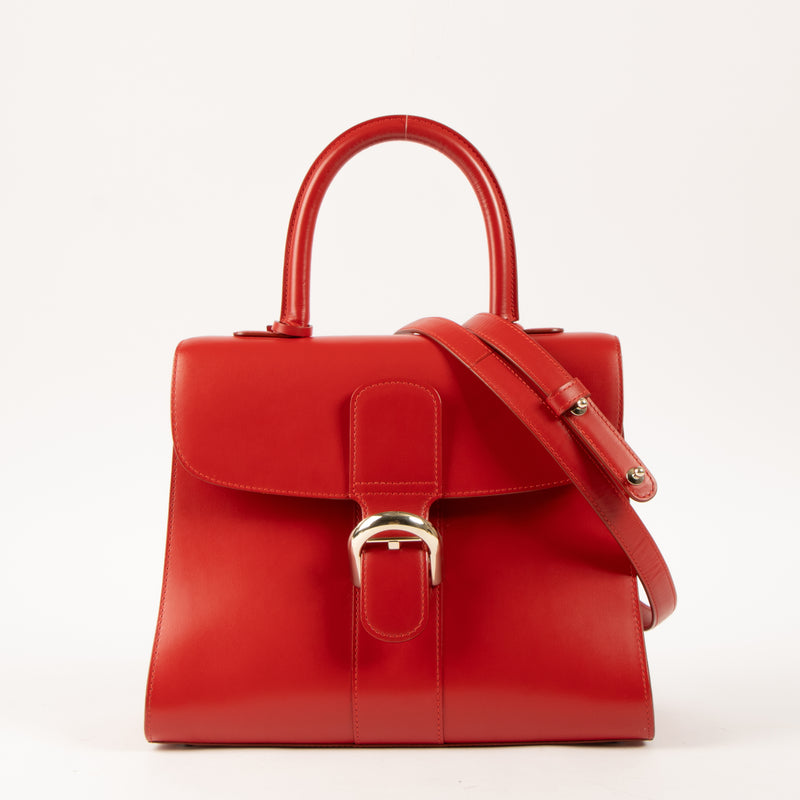 Delvaux Lipstick Box Calf Brillant MM Bag