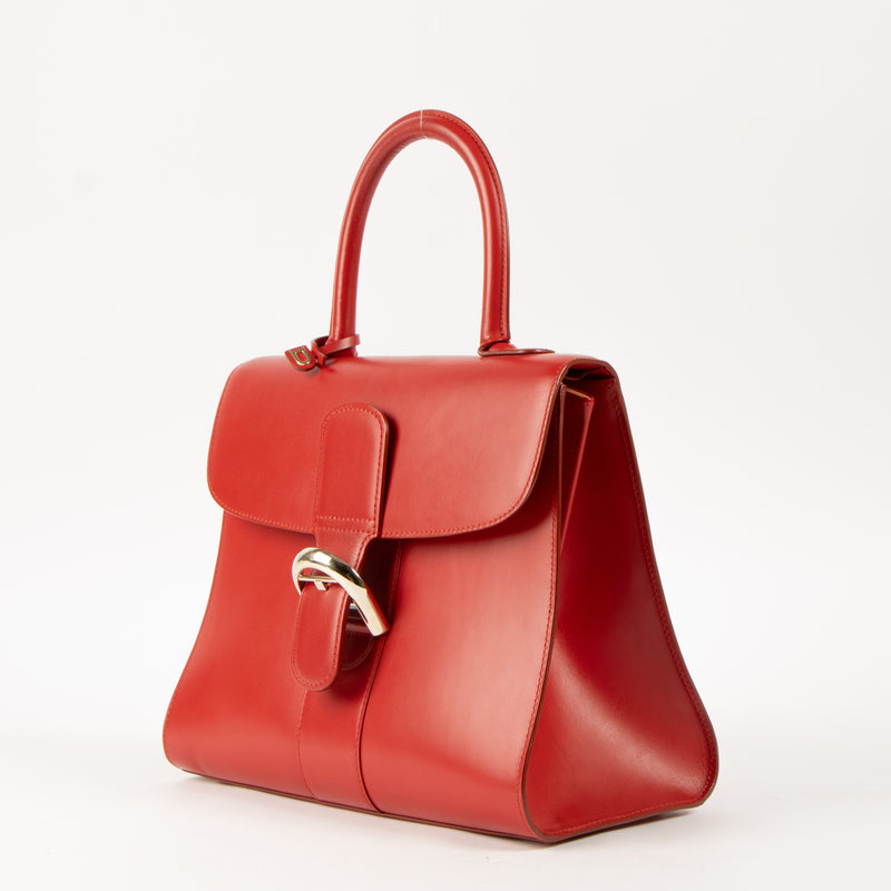 Delvaux Lipstick Box Calf Brillant MM Bag
