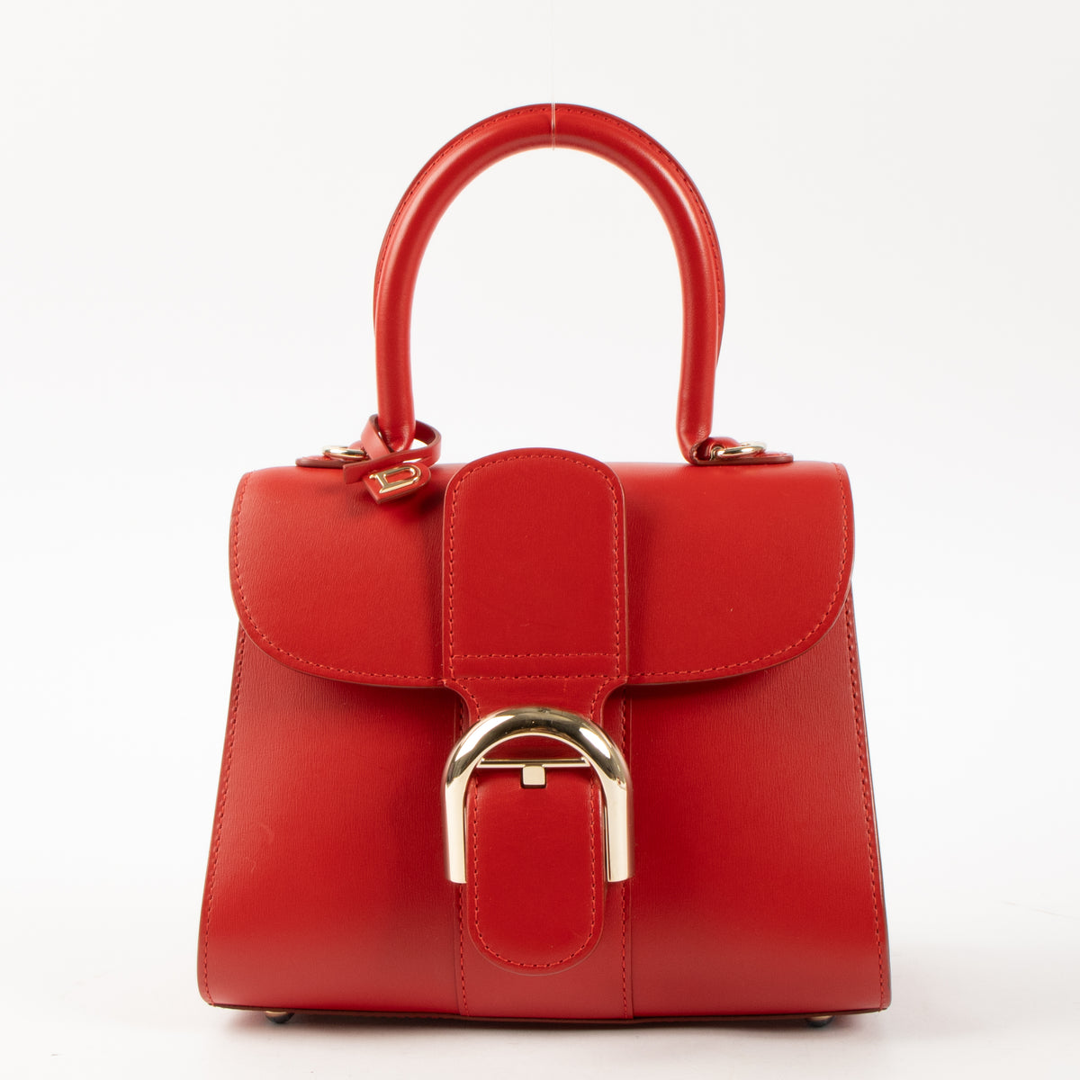 Shop this authentic Delvaux Lipstick Box Calf Brillant Mini Bag pre-loved on Labellov.com