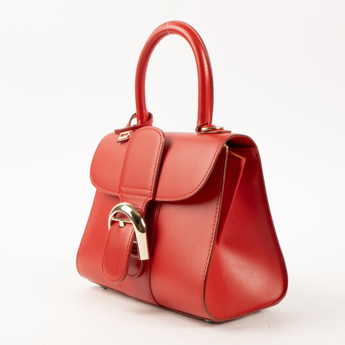 Shop this authentic Delvaux Lipstick Box Calf Brillant Mini Bag pre-loved on Labellov.com
