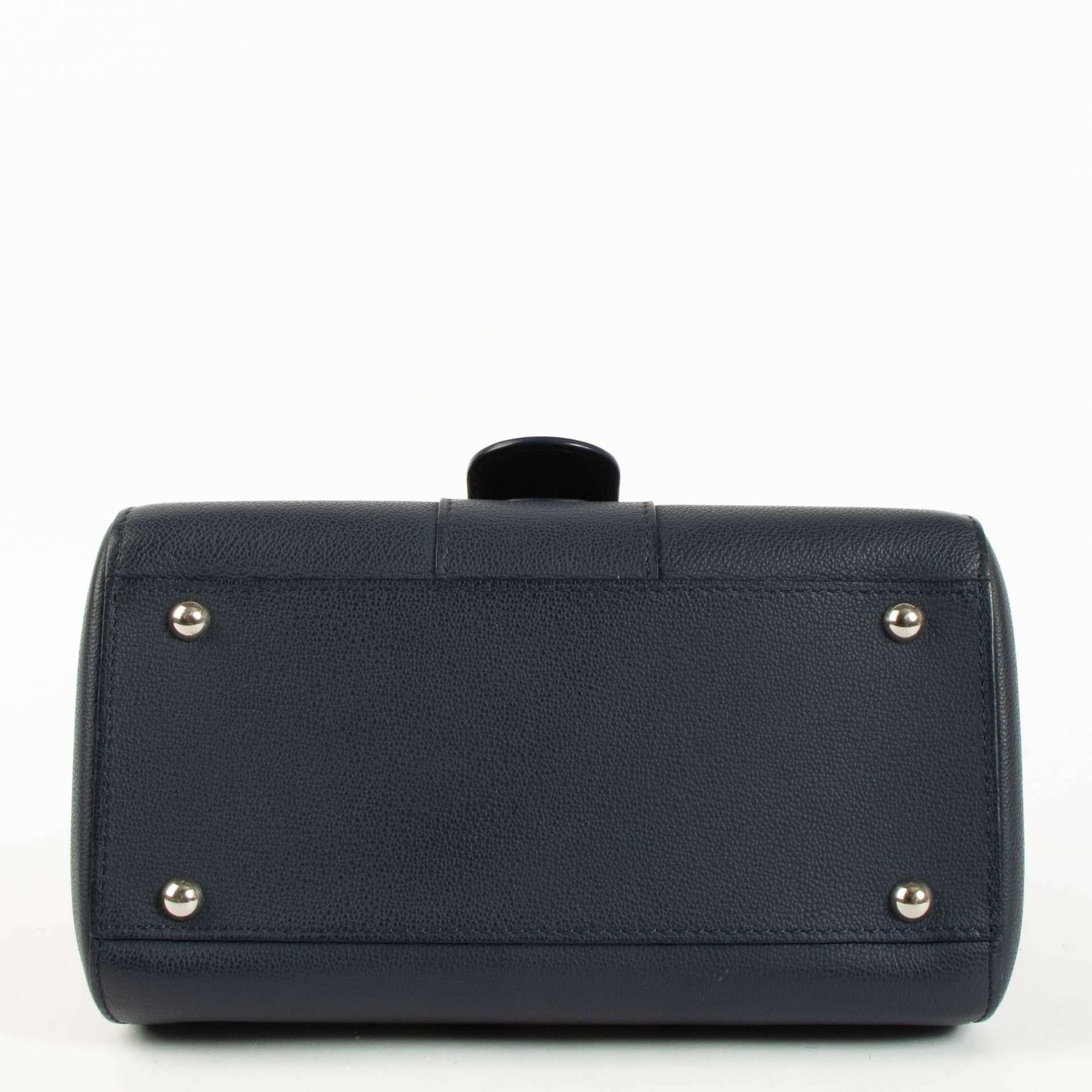 Delvaux Navy Rodeo Calf Brillant Mini Bag