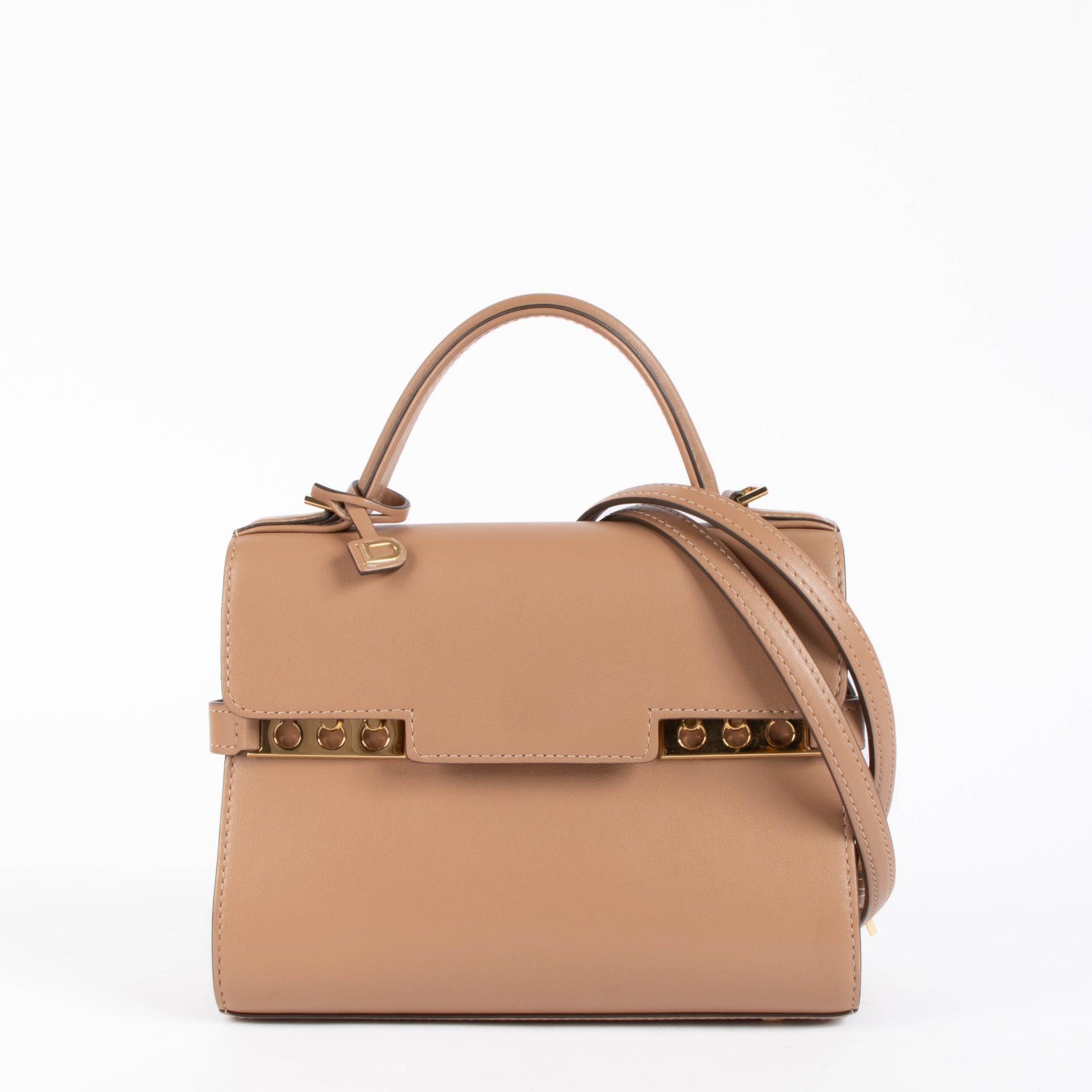 Shop this authentic Delvaux Vison Box Calf Tempête Mini pre-loved on Labellov.com 