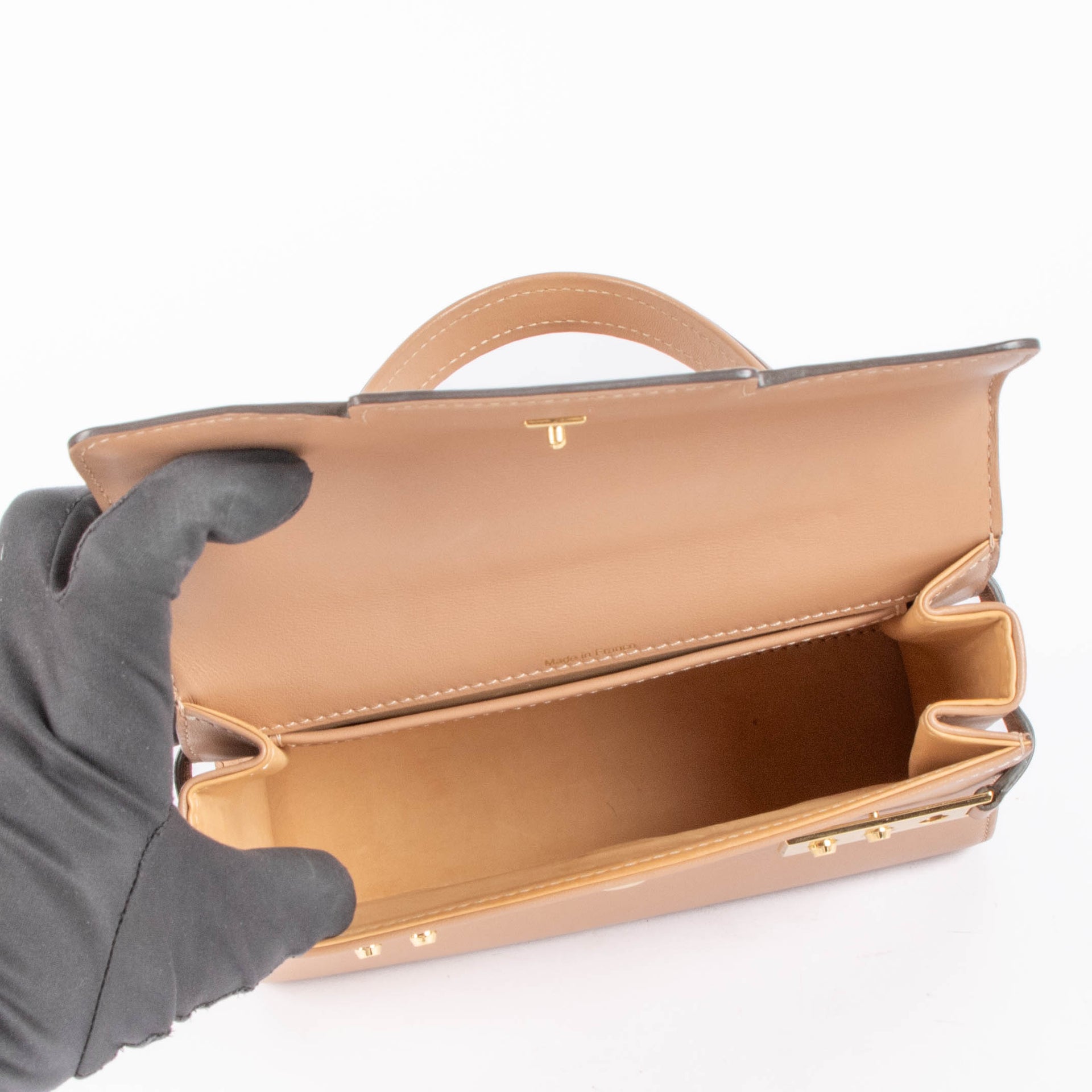 Shop this authentic Delvaux Vison Box Calf Tempête Mini pre-loved on Labellov.com 