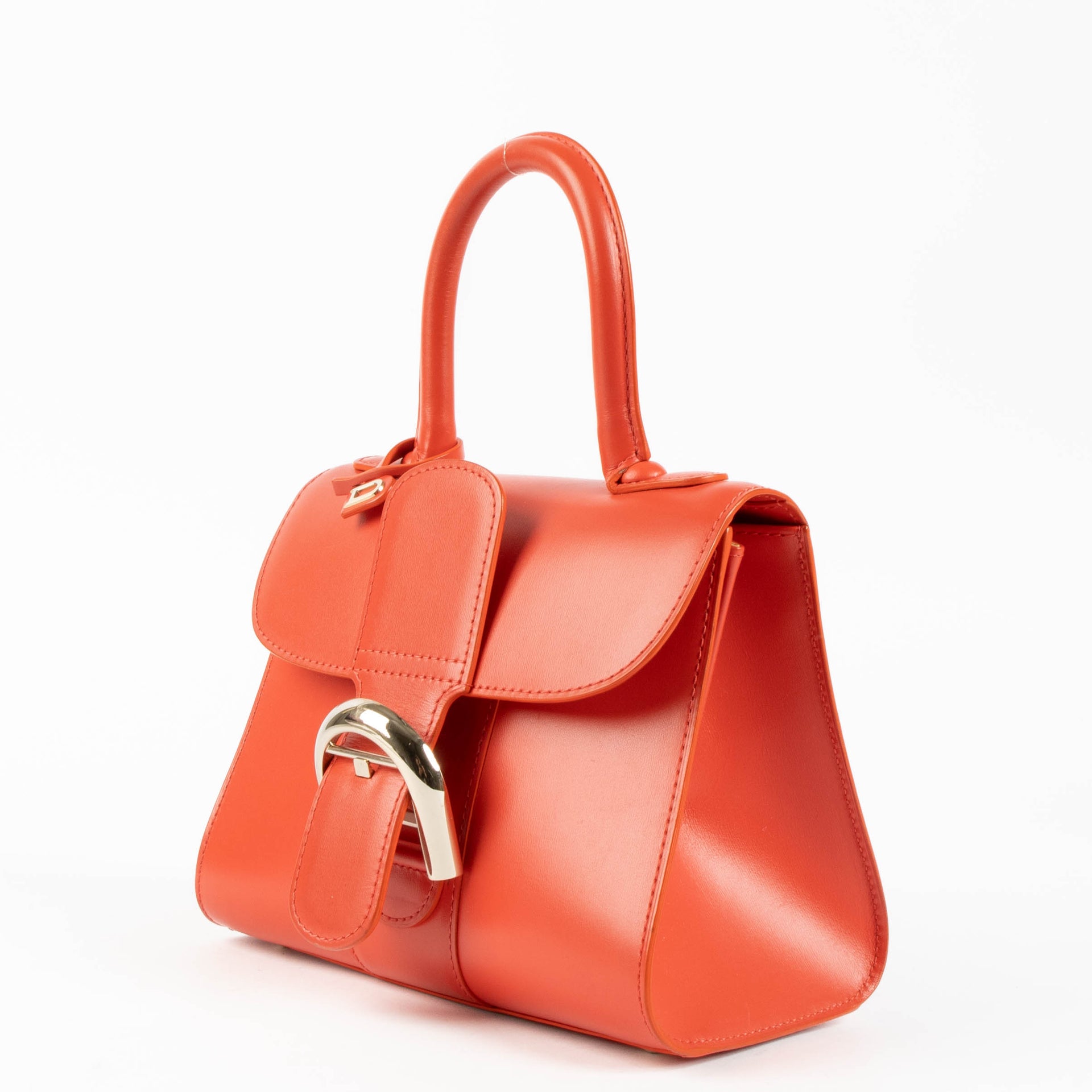 Delvaux Corail Box Calf Brillant Mini