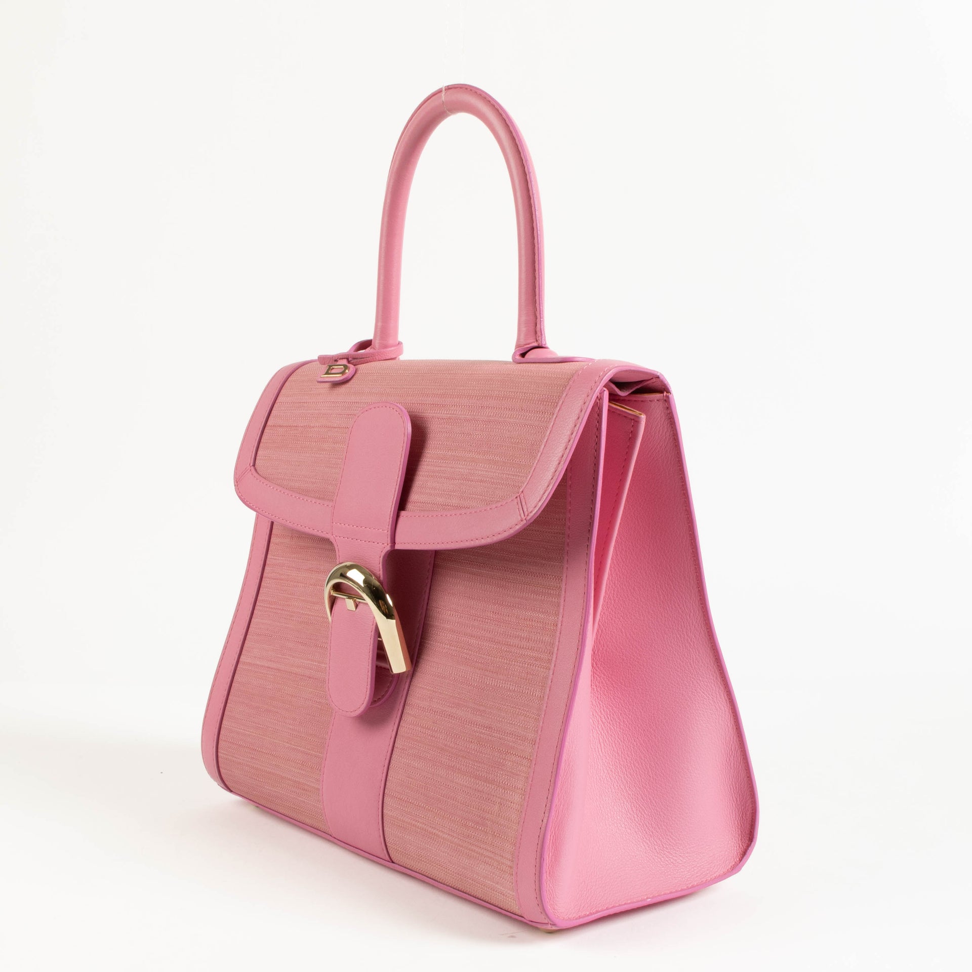 Delvaux Flamingo Toile de Crin/Polo Brillant MM Bag