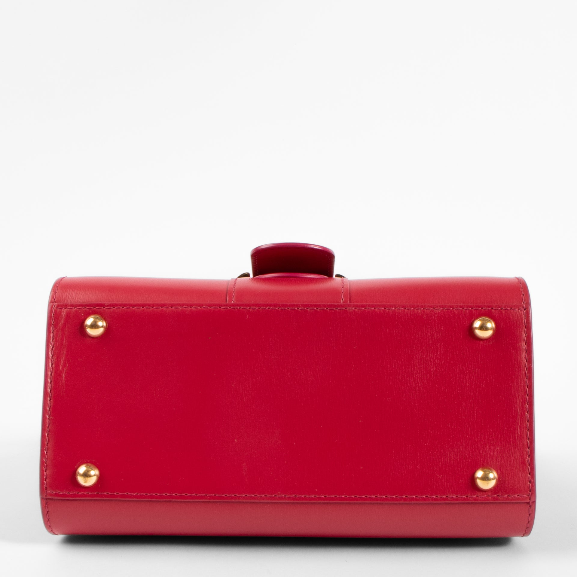 Delvaux Framboise Box Calf Brillant Mini Bag