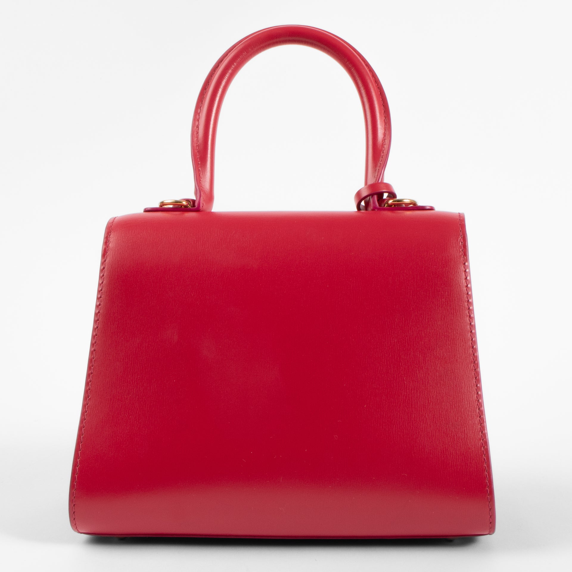 Delvaux Framboise Box Calf Brillant Mini Bag