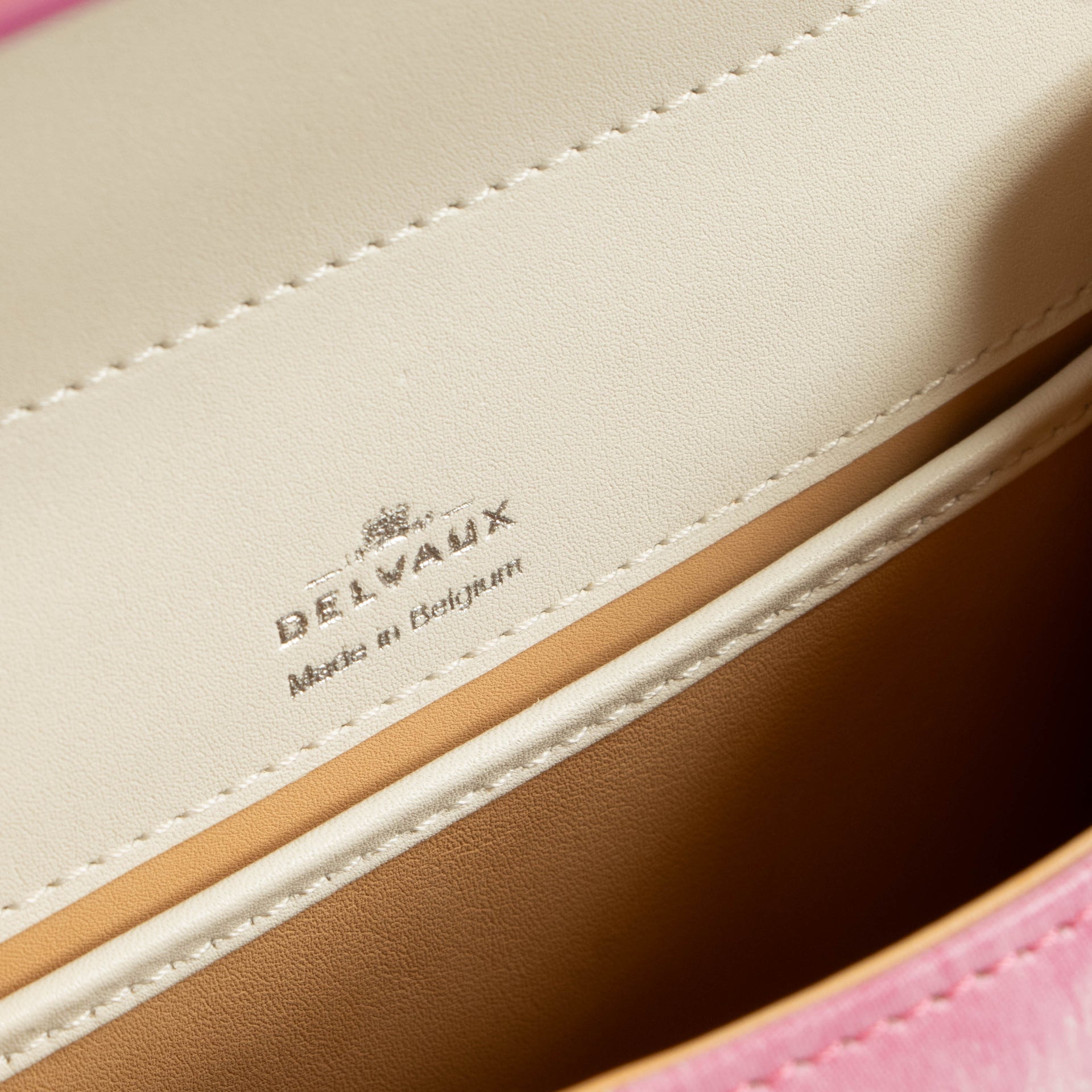 Delvaux Flamingo Oeillet Brillant Mini Bag