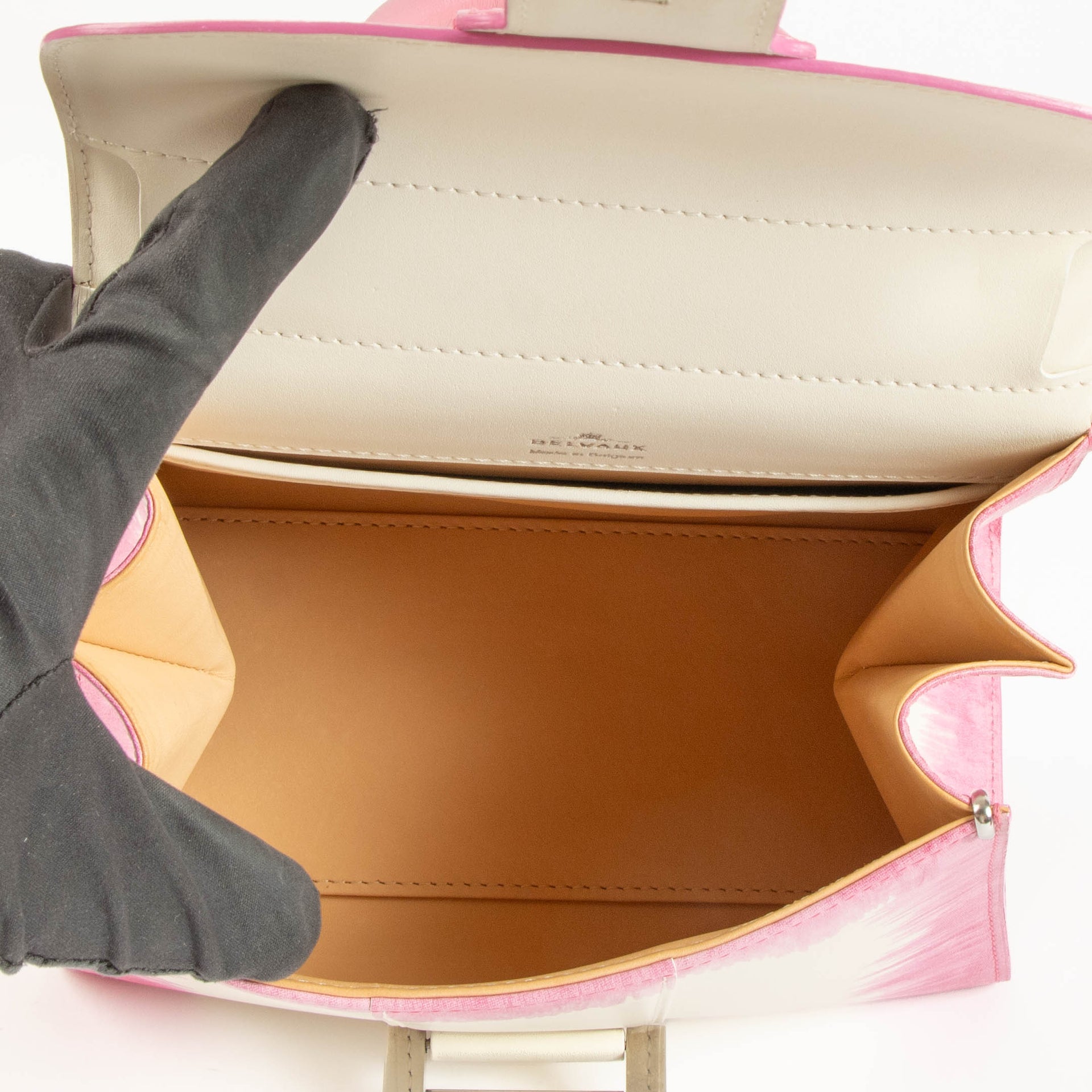 Delvaux Flamingo Oeillet Brillant Mini Bag
