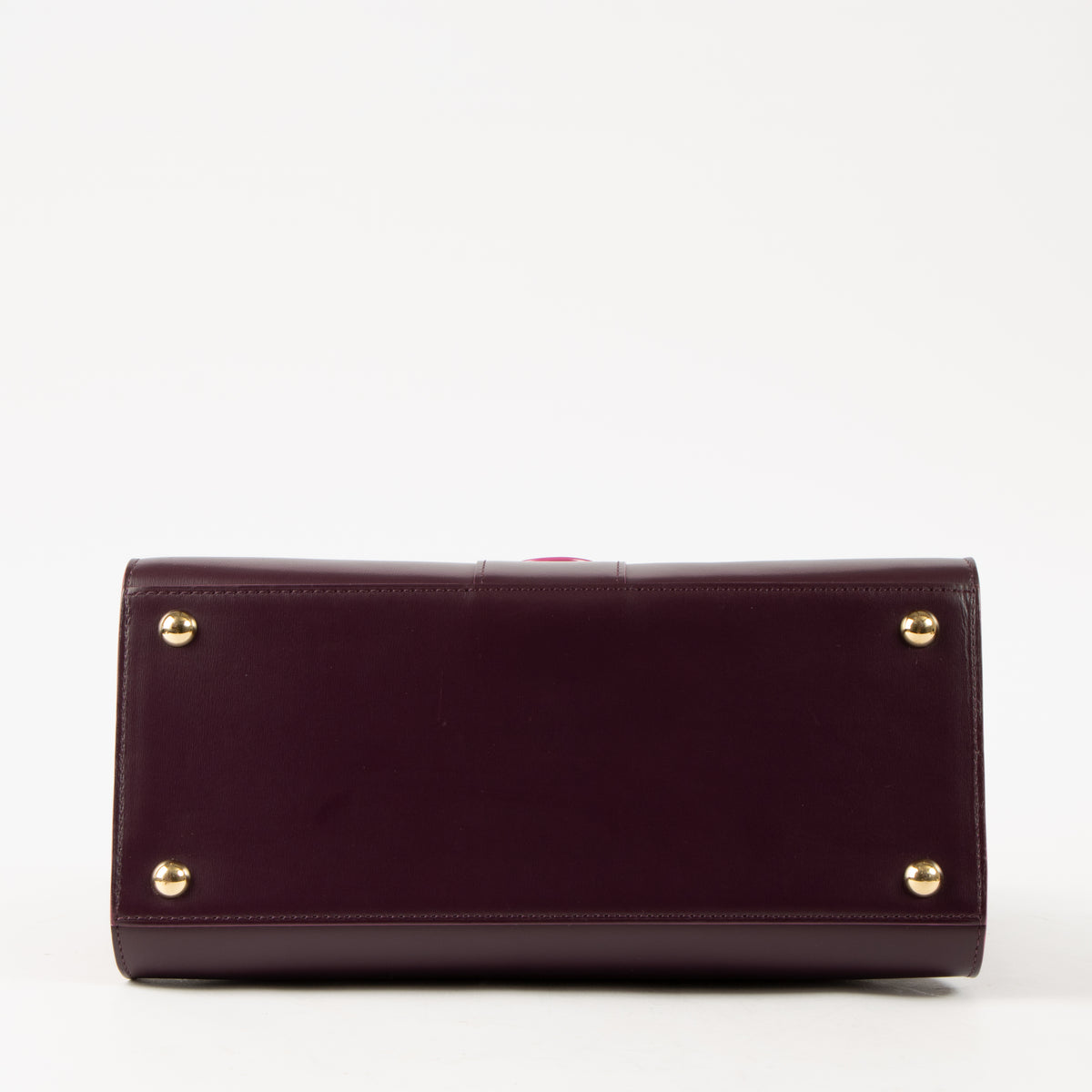 Delvaux Prune Box Calf Brillant MM Bag