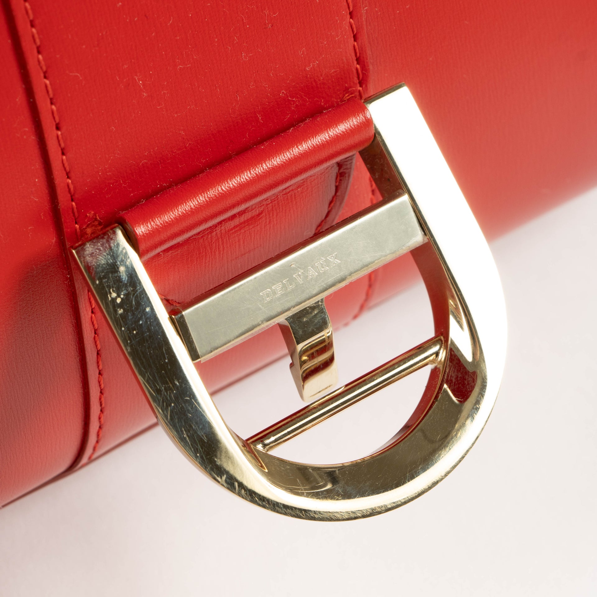 Delvaux Lipstick Box Calf Brillant Mini Bag