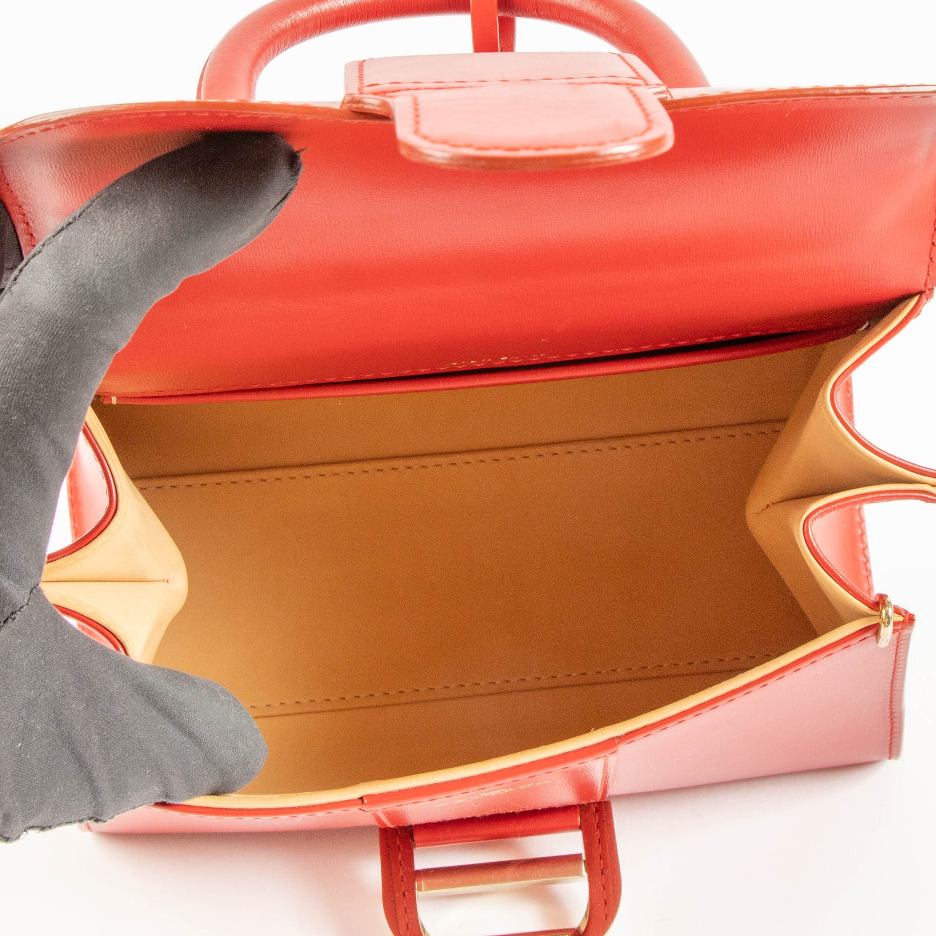 Delvaux Lipstick Box Calf Brillant Mini Bag