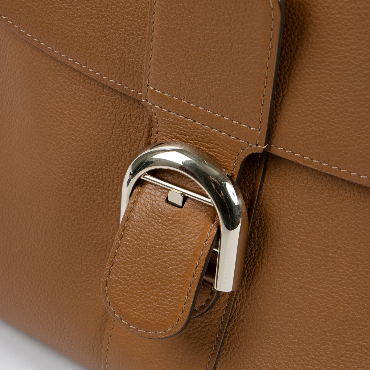Shop this authentic luxury Delvaux Vegetal Sellier Brillant MM Bag Pre-Loved on Labellov.com