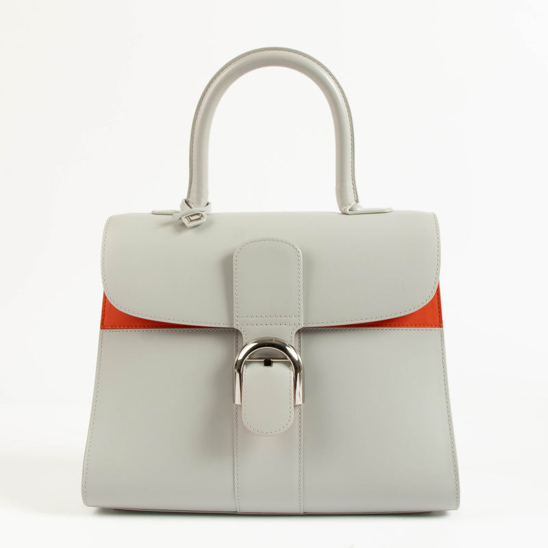 Delvaux Lin/Piment Box Calf Brillant MM Mirage Bag
