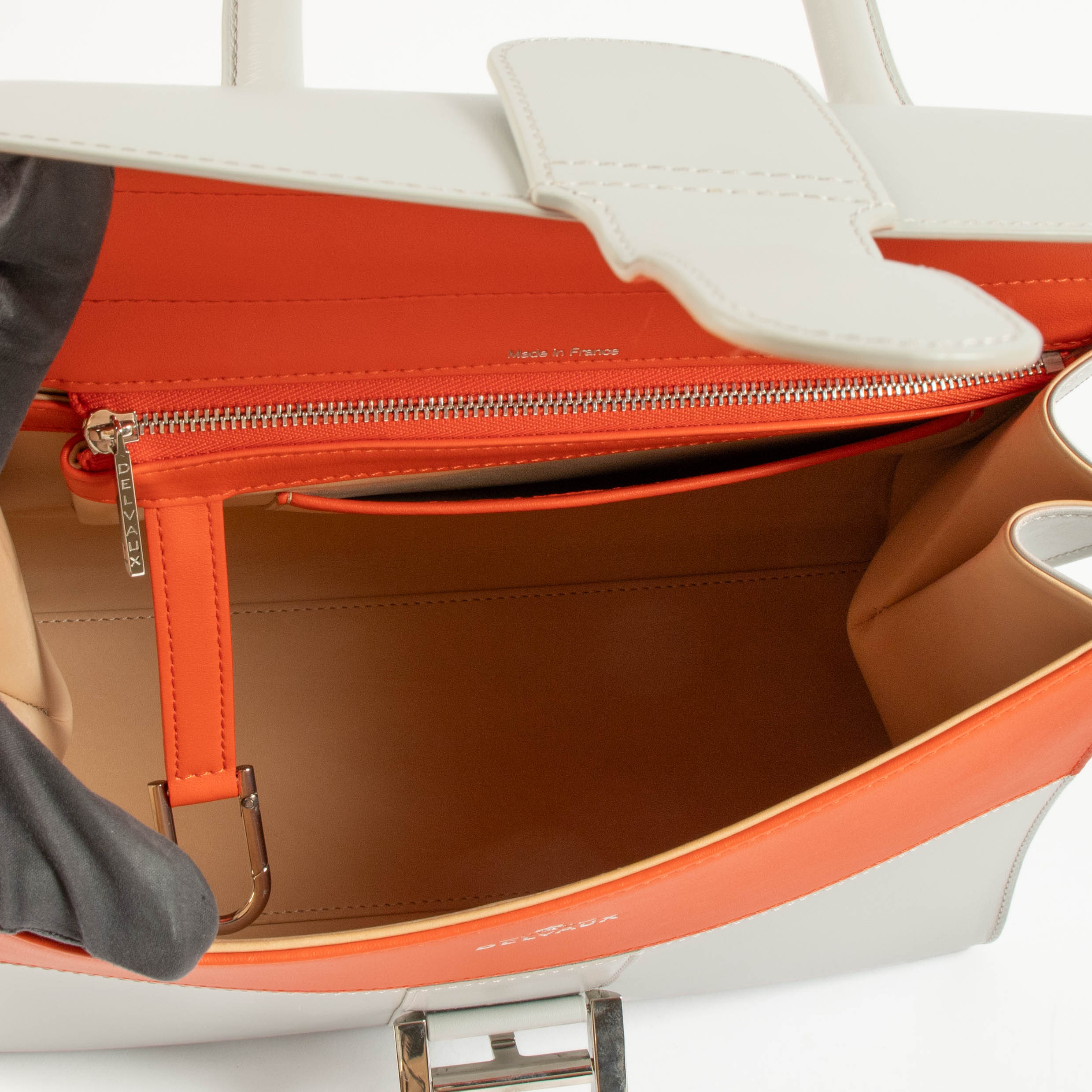 メル91757 Delvaux Lin/Piment Box Calf Brillant MM Mirage Bag – Labellov