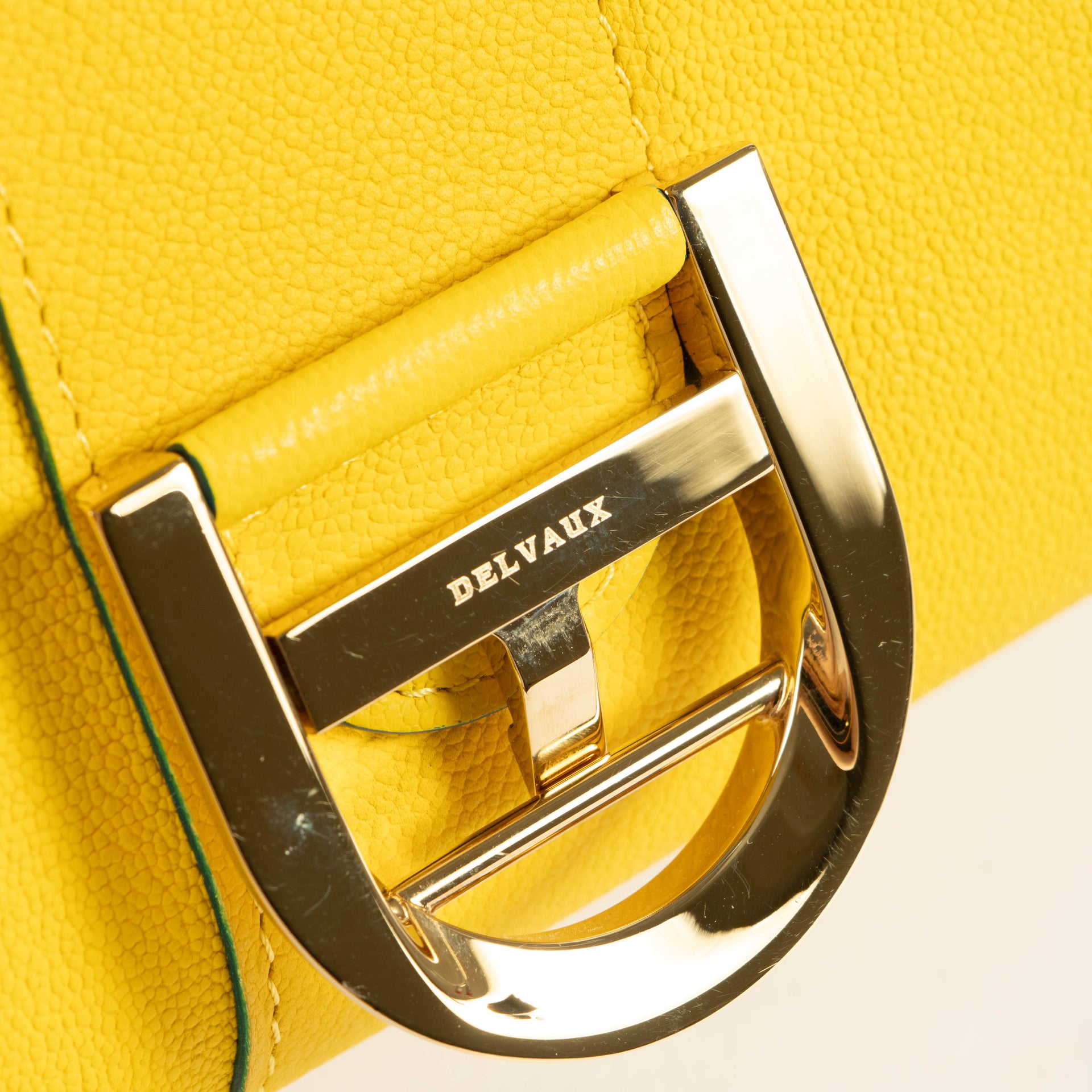 Delvaux Saffron Rodeo Calf Brillant Mini Bag