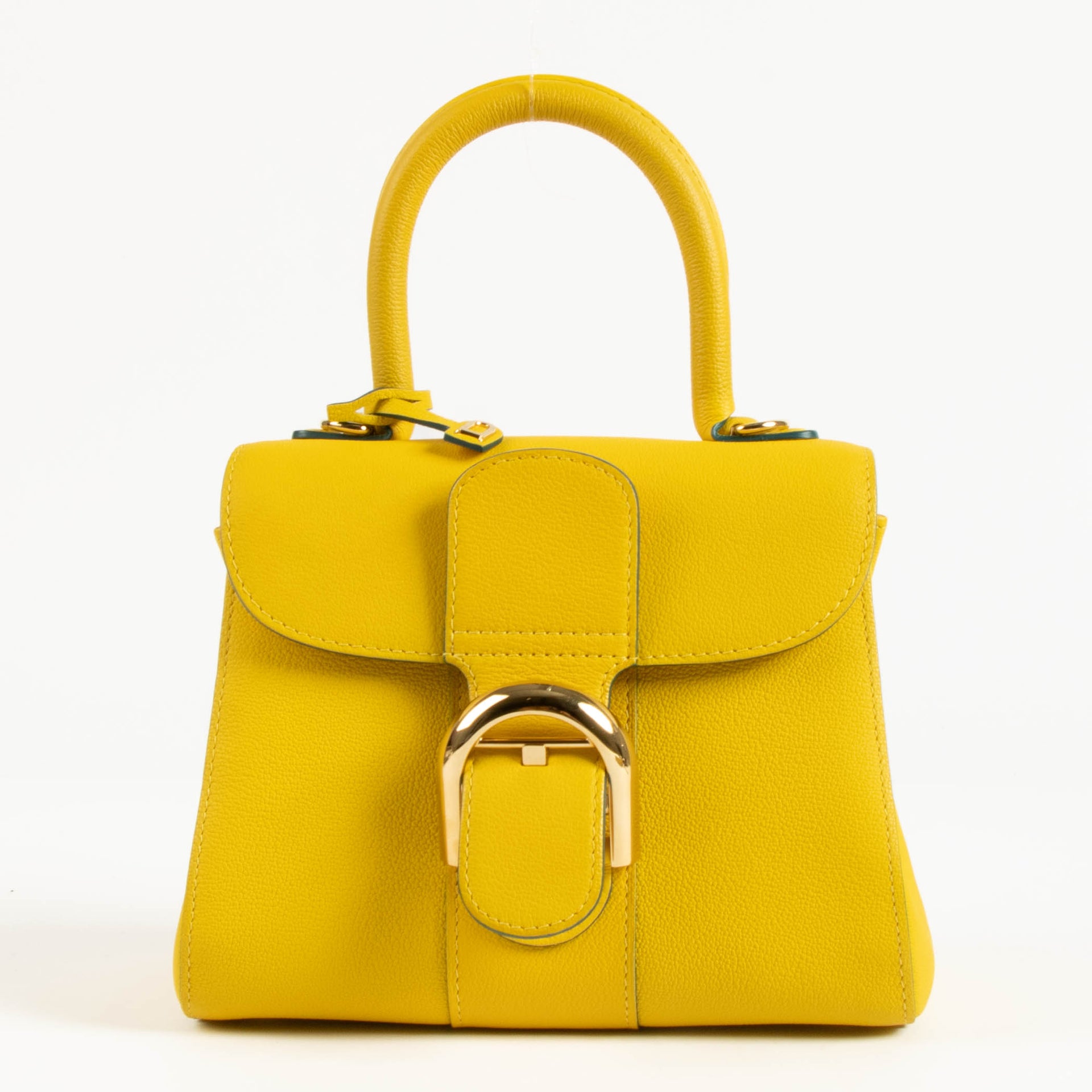 Delvaux Saffron Rodeo Calf Brillant Mini Bag