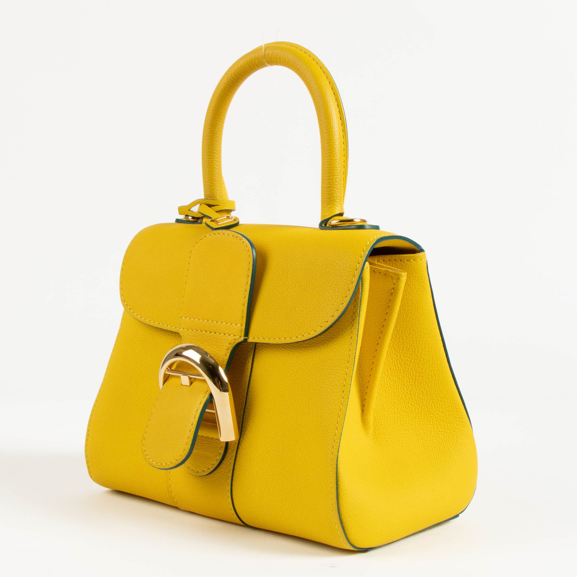 Delvaux Saffron Rodeo Calf Brillant Mini Bag