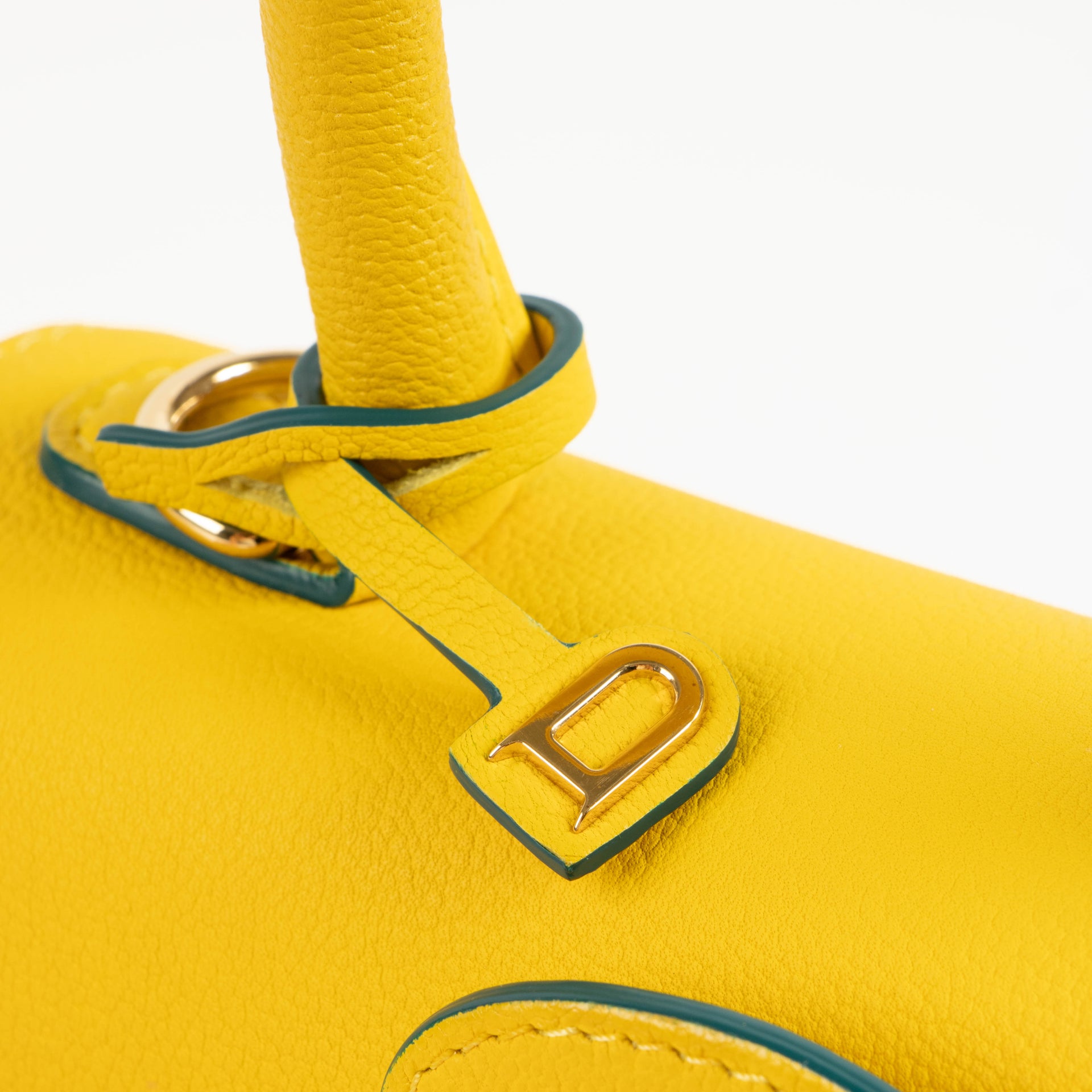 Delvaux Saffron Rodeo Calf Brillant Mini Bag