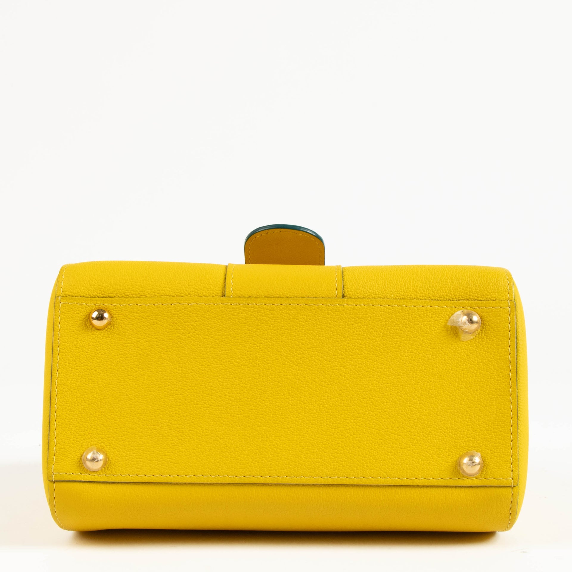 Delvaux Saffron Rodeo Calf Brillant Mini Bag