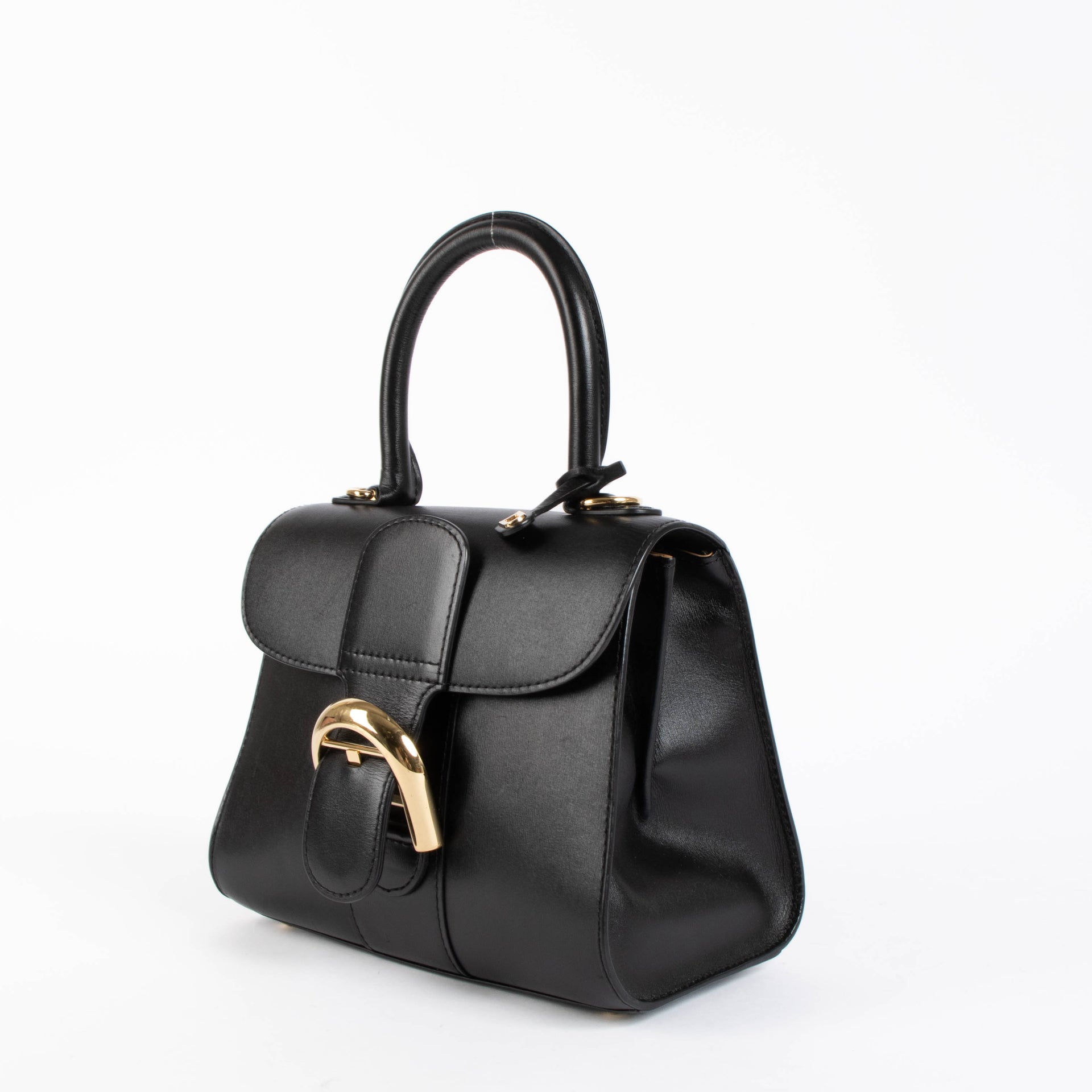 Shop this authentic Delvaux Black Box Calf Brillant Mini pre-loved on Labellov.com 