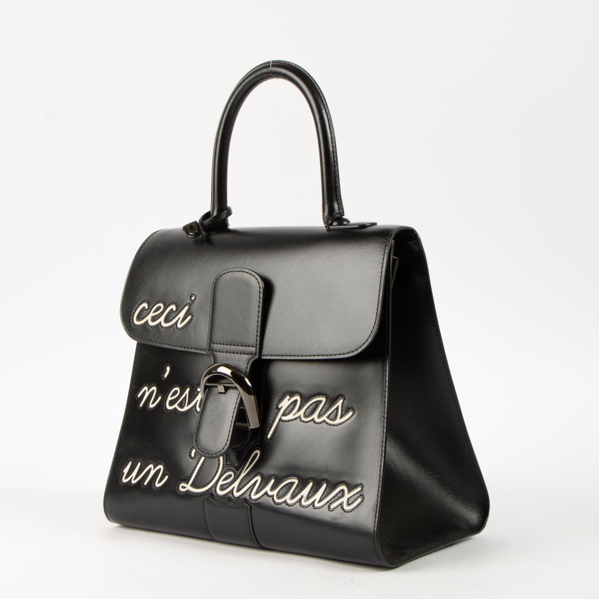 Delvaux Black Box Calf Brillant L'Humour MM Bag