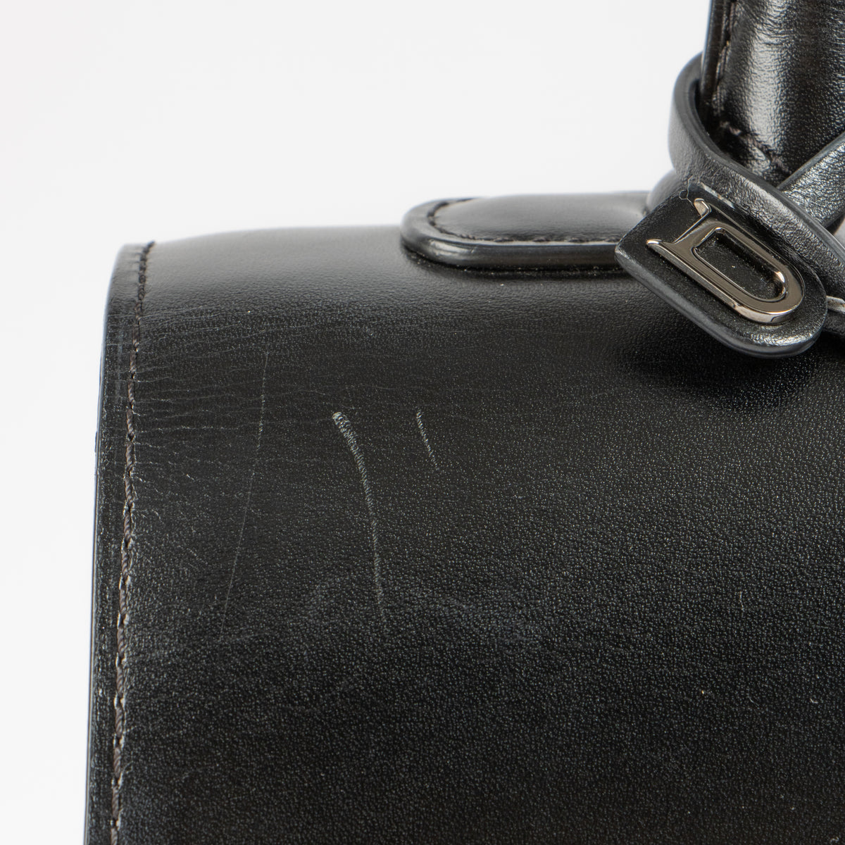Delvaux Black Box Calf Brillant L'Humour MM Bag