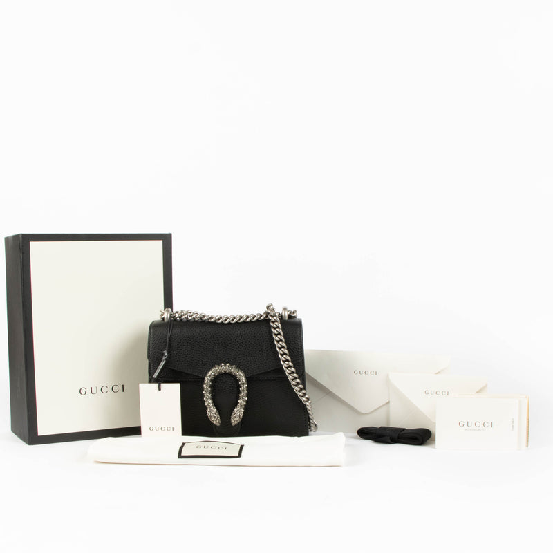 Shop this authentic Gucci Black Crystal Small Dionysus Bag pre-loved on Labellov.com 
