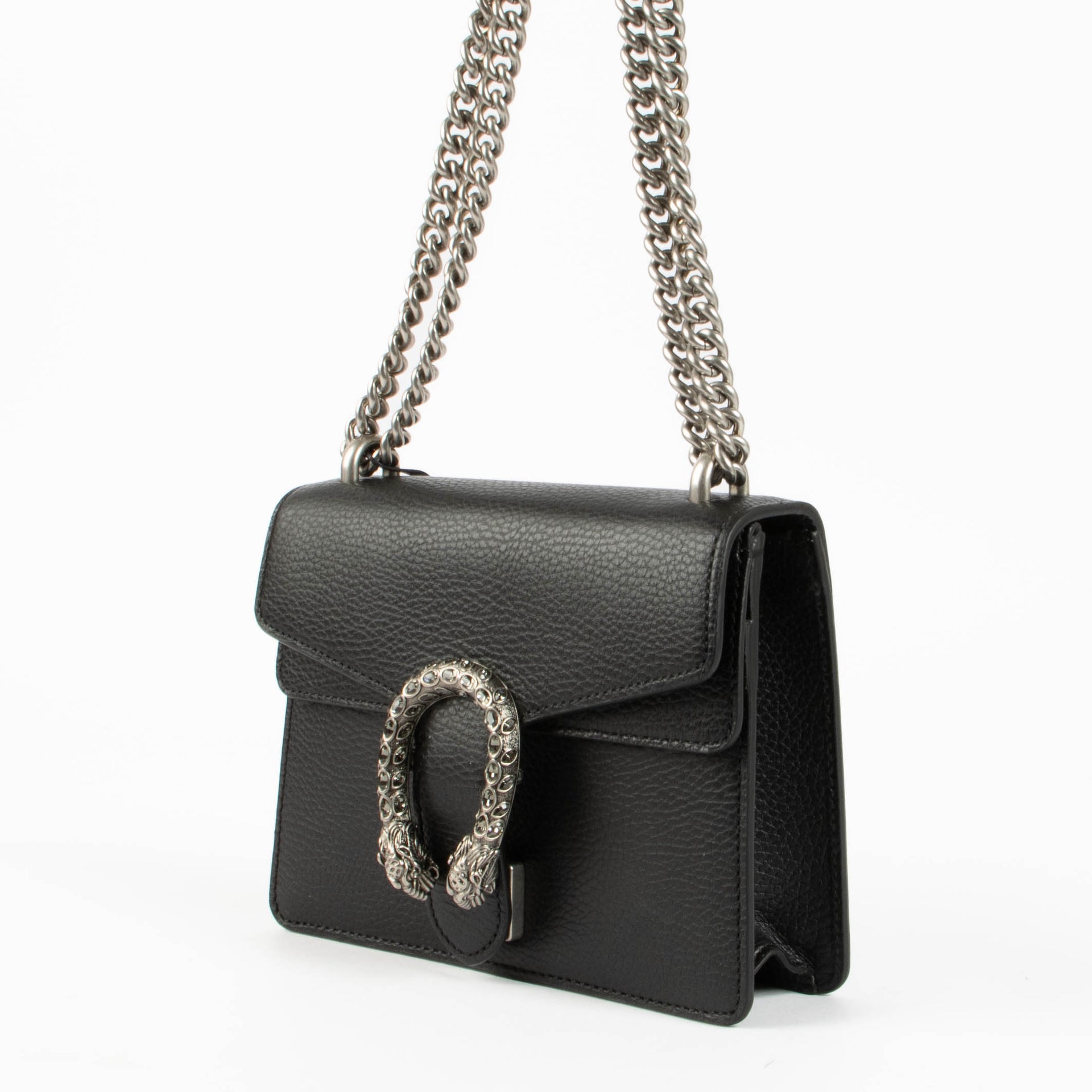 Shop this authentic Gucci Black Crystal Small Dionysus Bag pre-loved on Labellov.com 