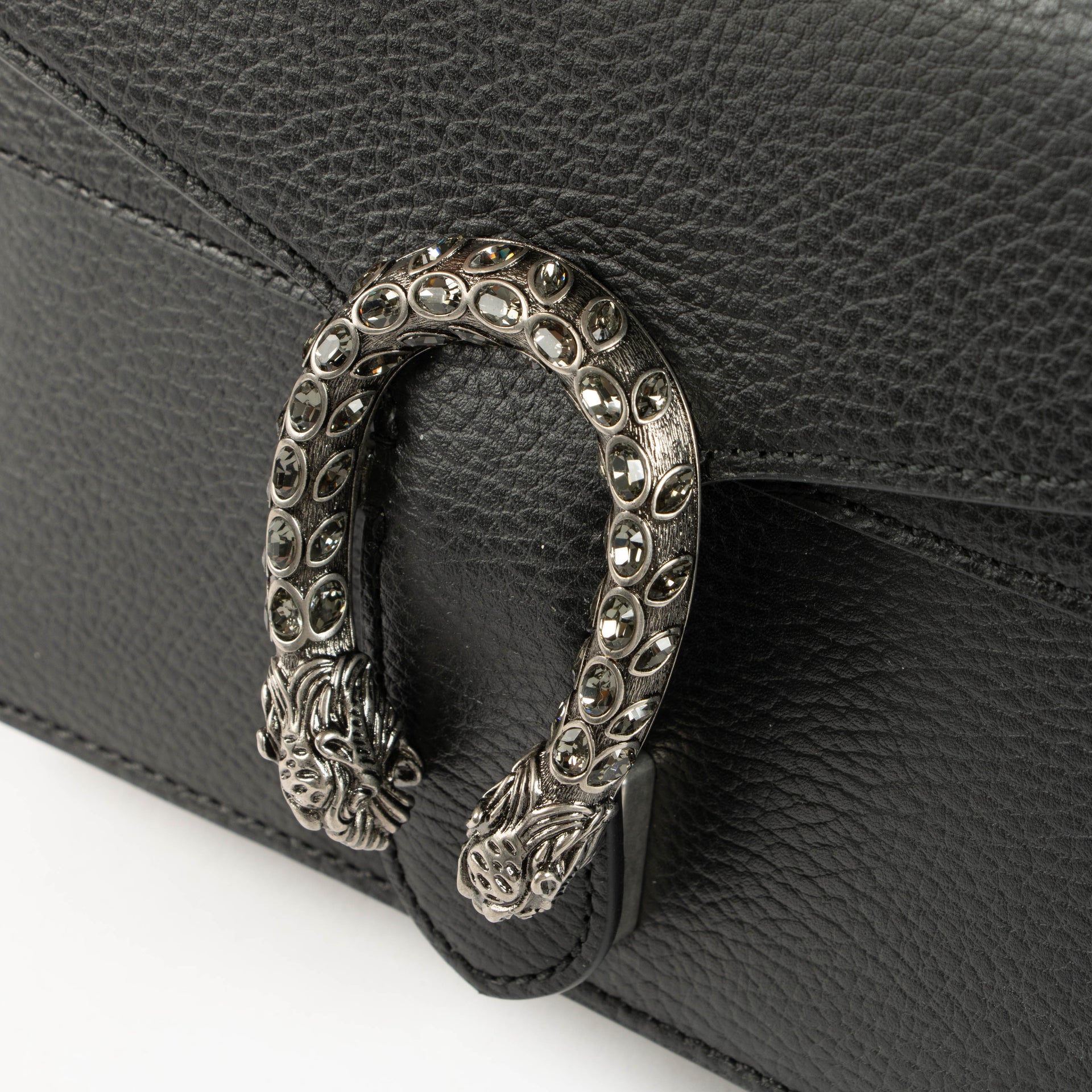 Shop this authentic Gucci Black Crystal Small Dionysus Bag pre-loved on Labellov.com 