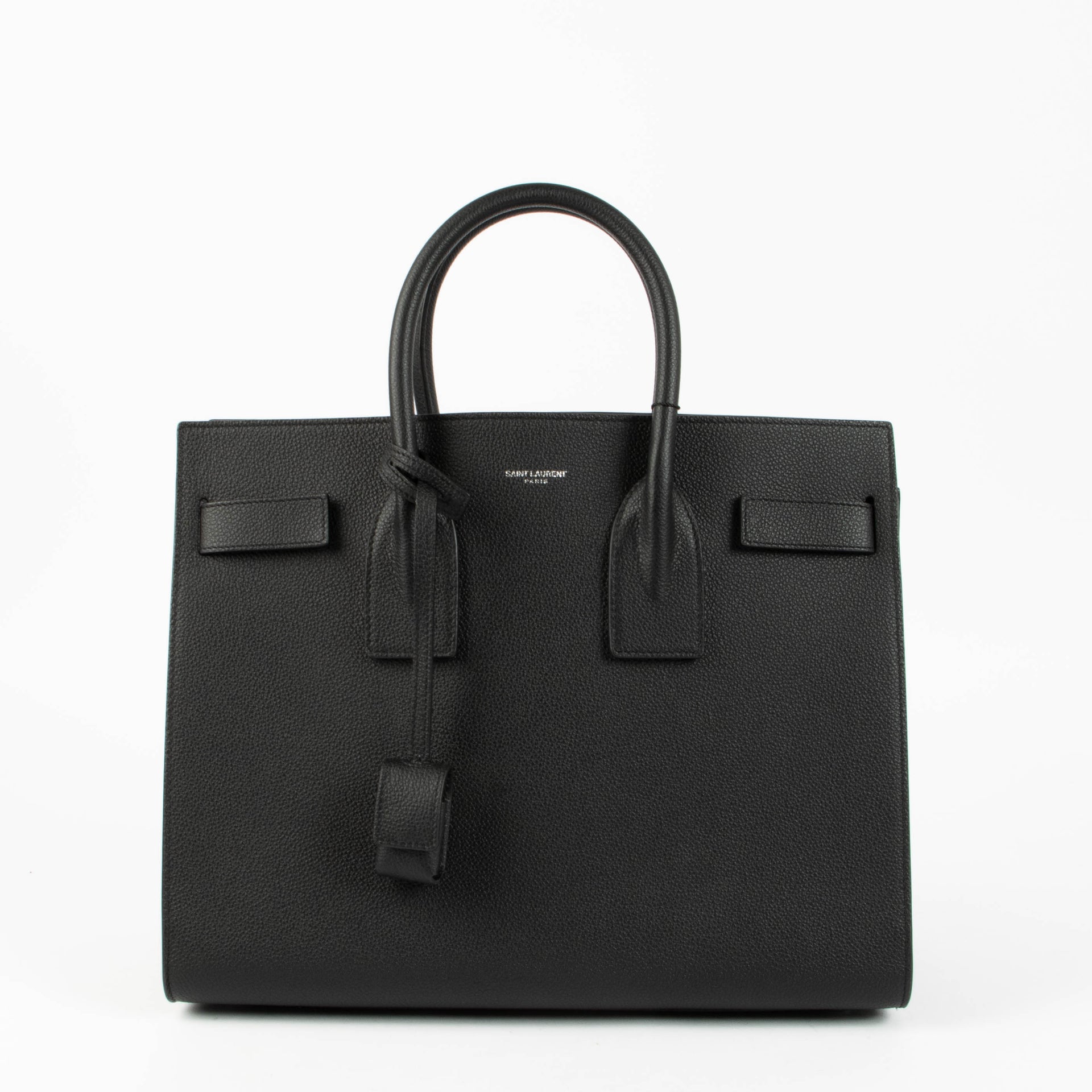 Shop this authentic Saint Laurent Black Sac de Jour Small Bag pre-loved on Labellov.com 