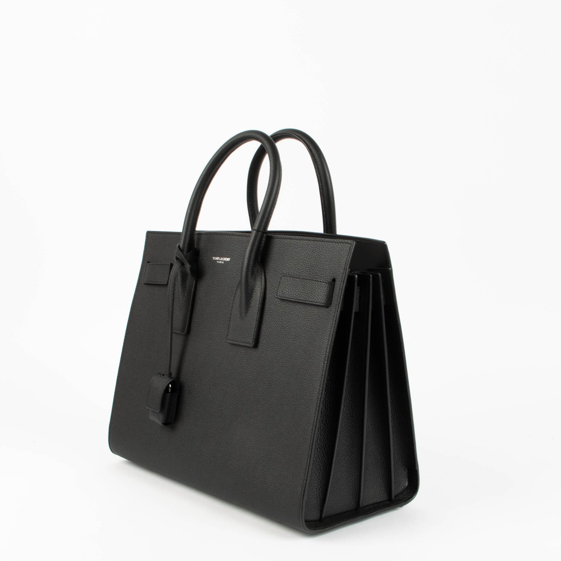 Shop this authentic Saint Laurent Black Sac de Jour Small Bag pre-loved on Labellov.com 