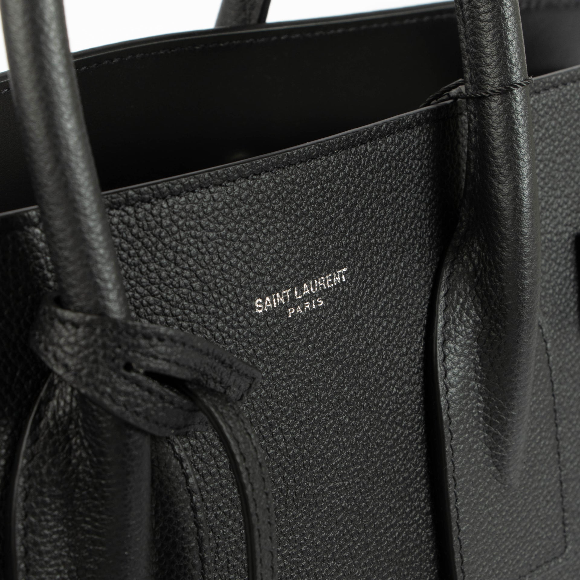Shop this authentic Saint Laurent Black Sac de Jour Small Bag pre-loved on Labellov.com 