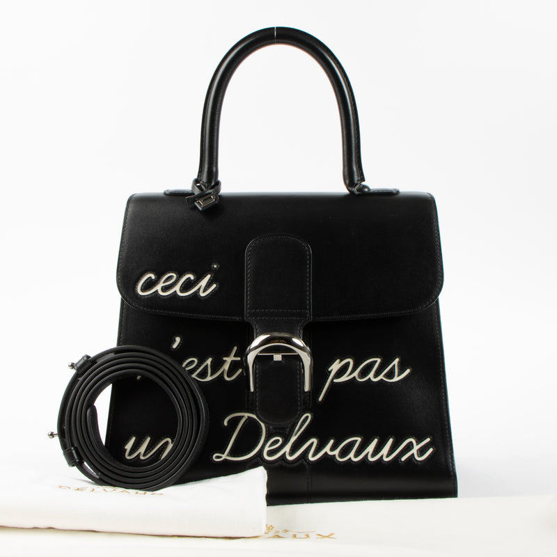 Delvaux Black Box Calf Brillant L'Humour MM Bag