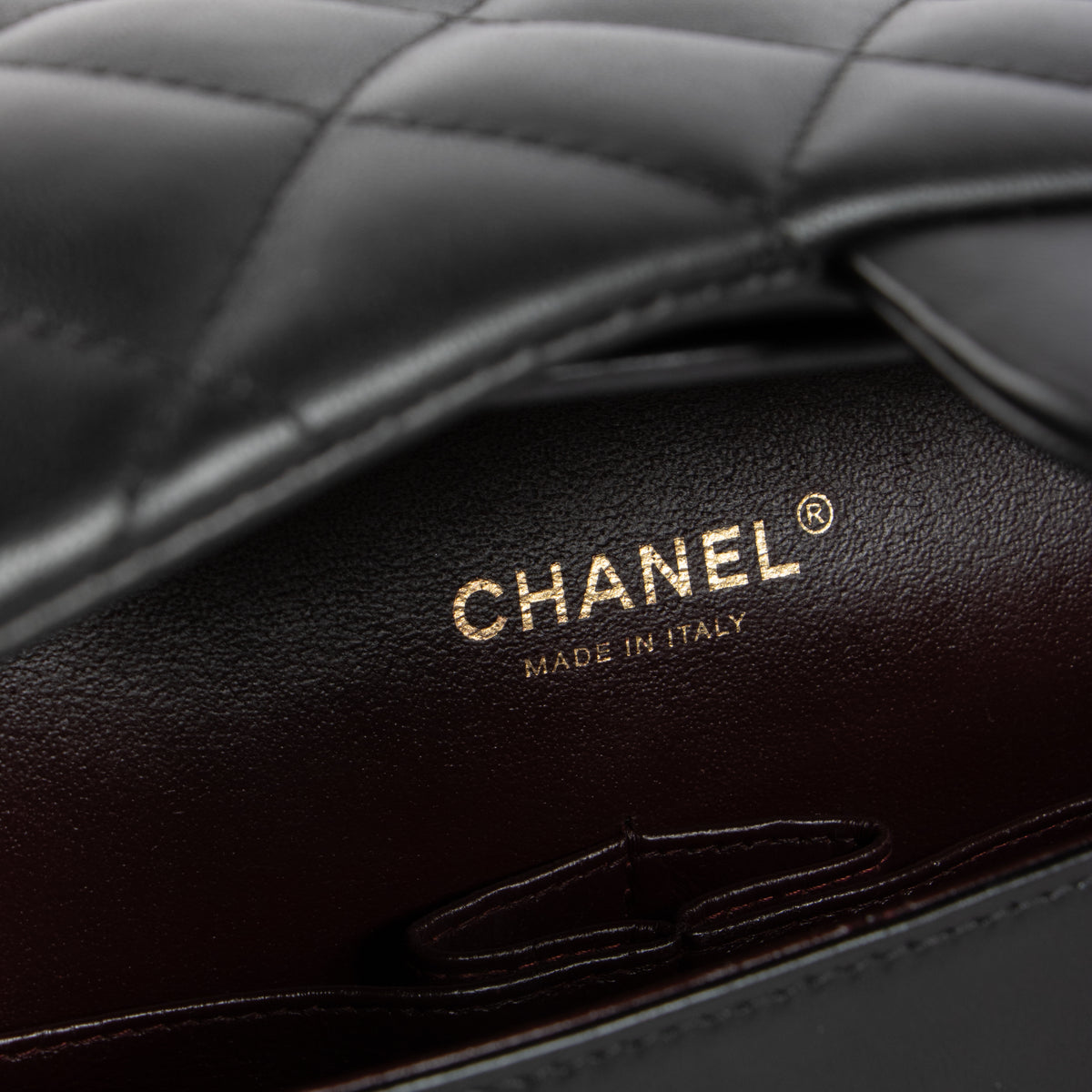 Shop this authentic luxury Chanel Black Lambskin Large/Jumbo Classic Bag Pre-Loved on Labellov.com