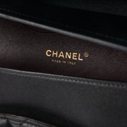 Shop this authentic Chanel Black Lambskin Large/Jumbo Classic Bag pre-loved on Labellov.com