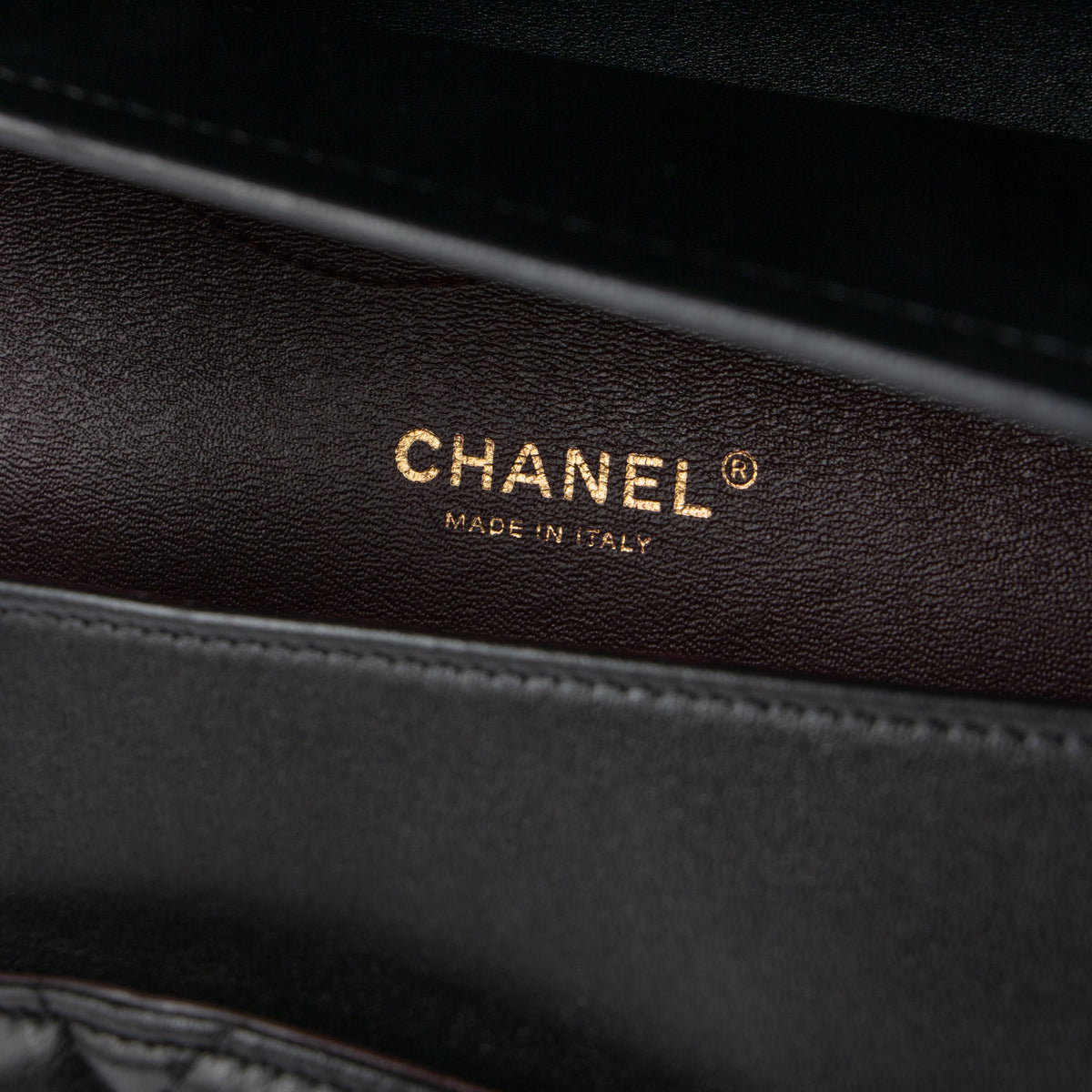 Shop this authentic Chanel Black Lambskin Large/Jumbo Classic Bag pre-loved on Labellov.com