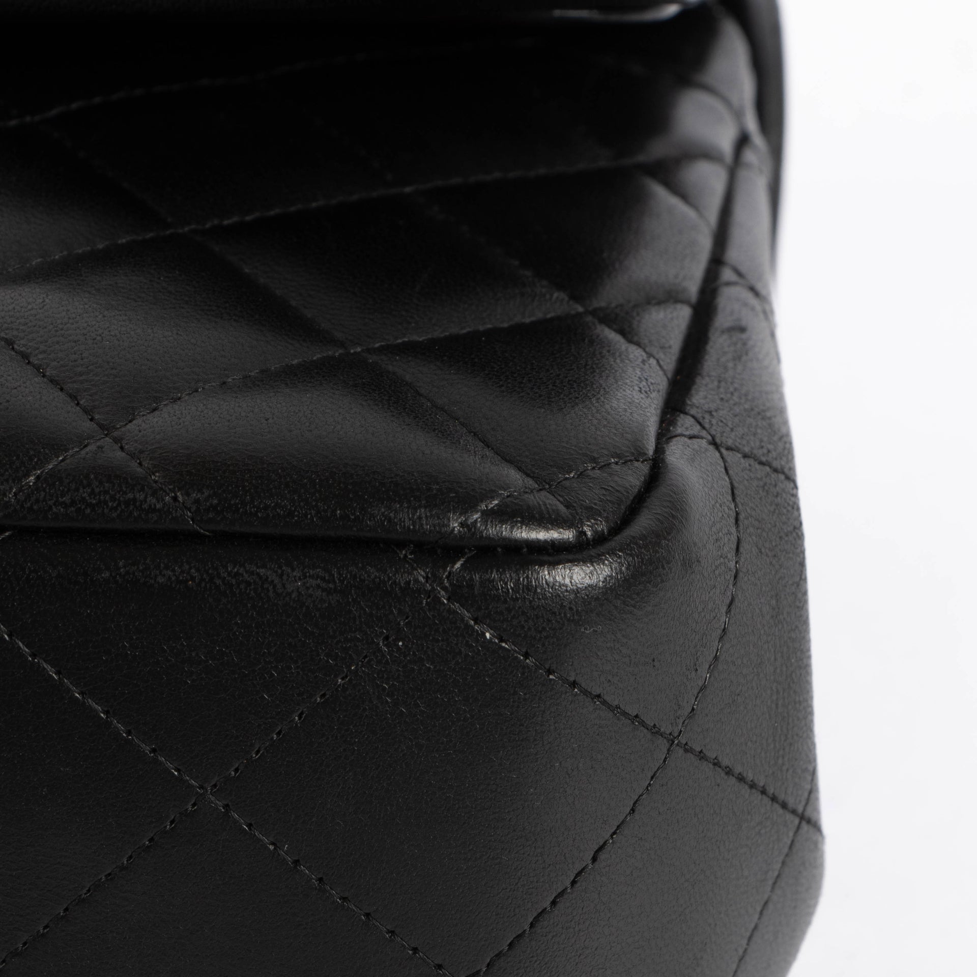 Chanel Black Lambskin Large Classic Flap Bag