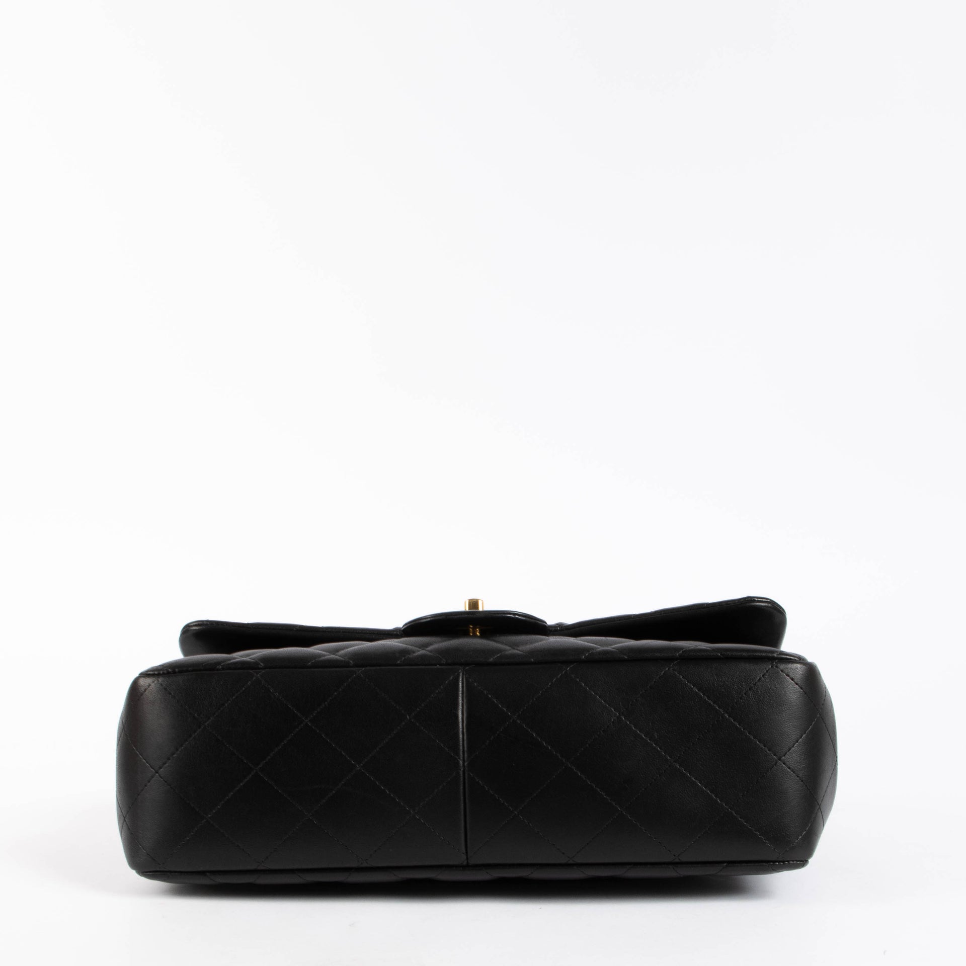 Chanel Black Lambskin Large Classic Flap Bag