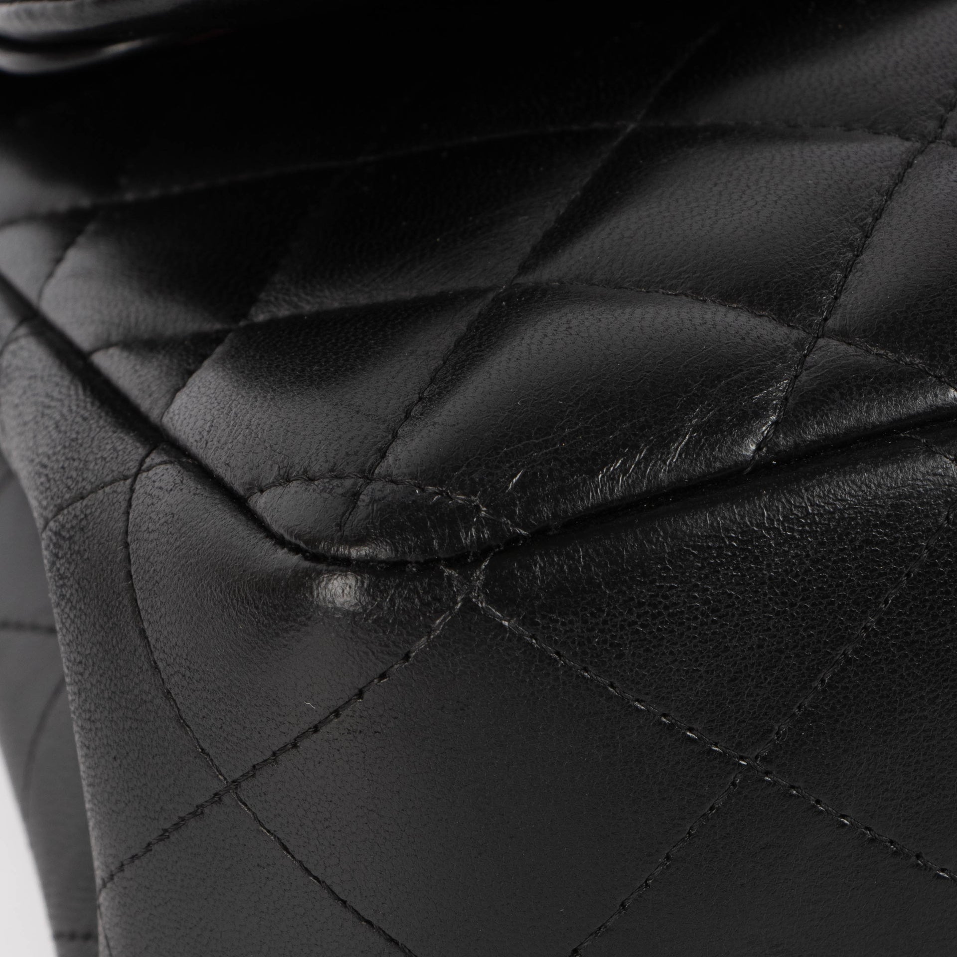 Chanel Black Lambskin Large Classic Flap Bag
