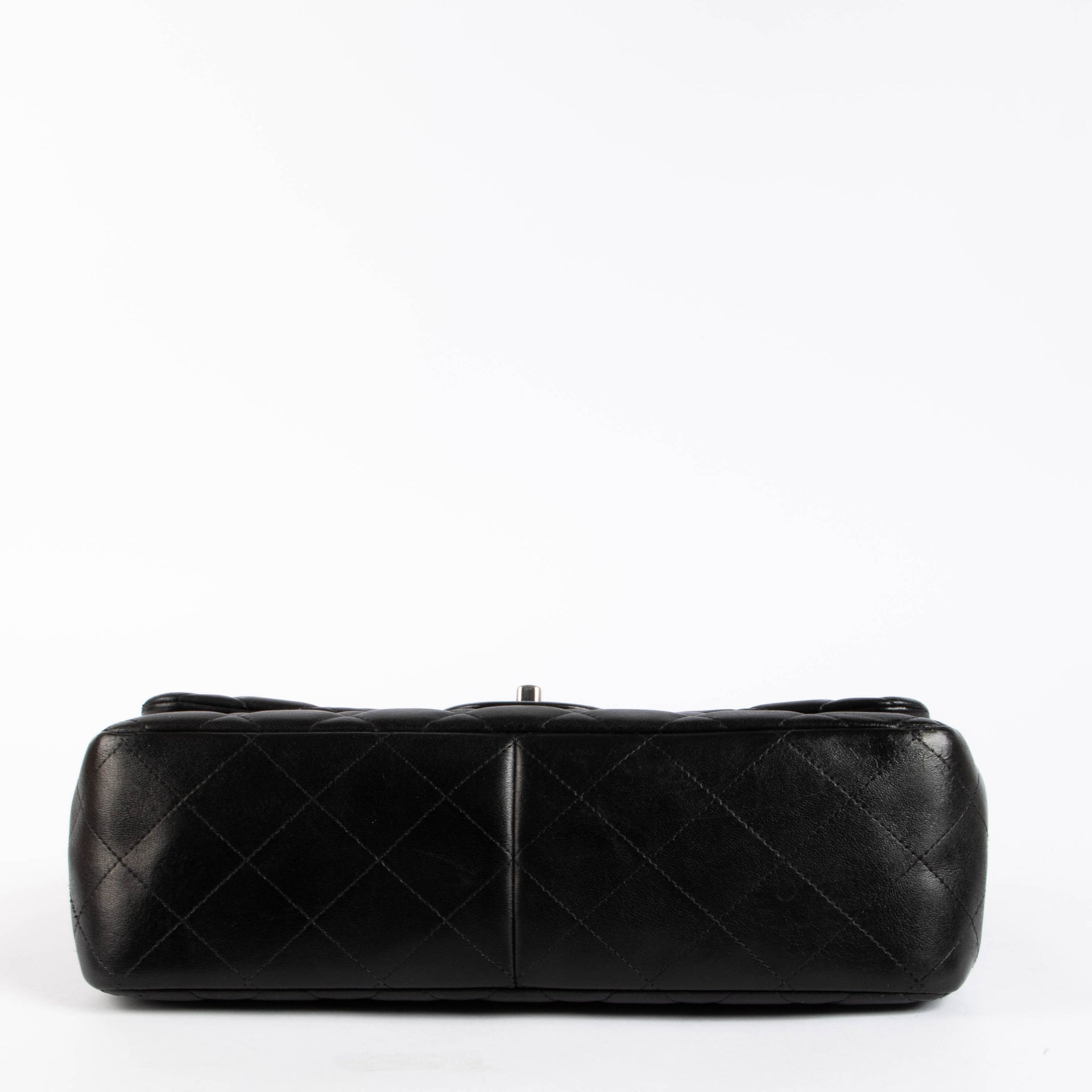 Chanel Black Lambskin Large Classic Flap Bag