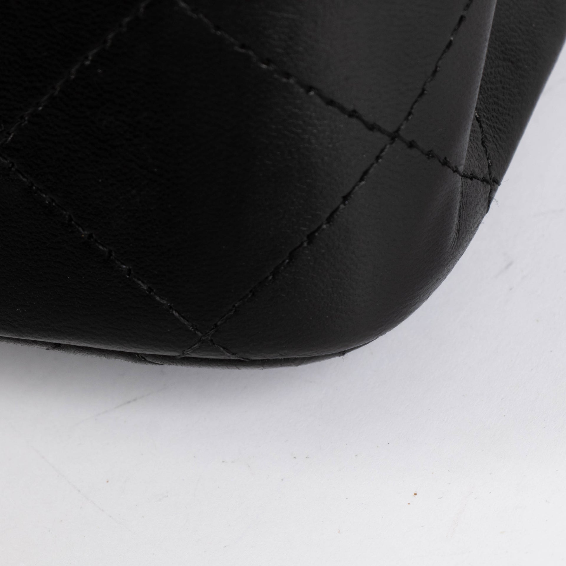 Chanel Black Lambskin Large Classic Flap Bag