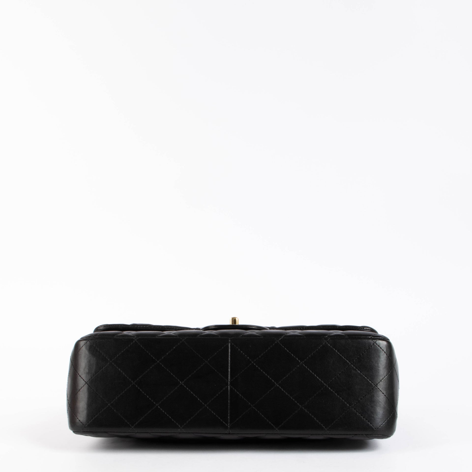 Chanel Black Lambskin Large Classic Flap Bag
