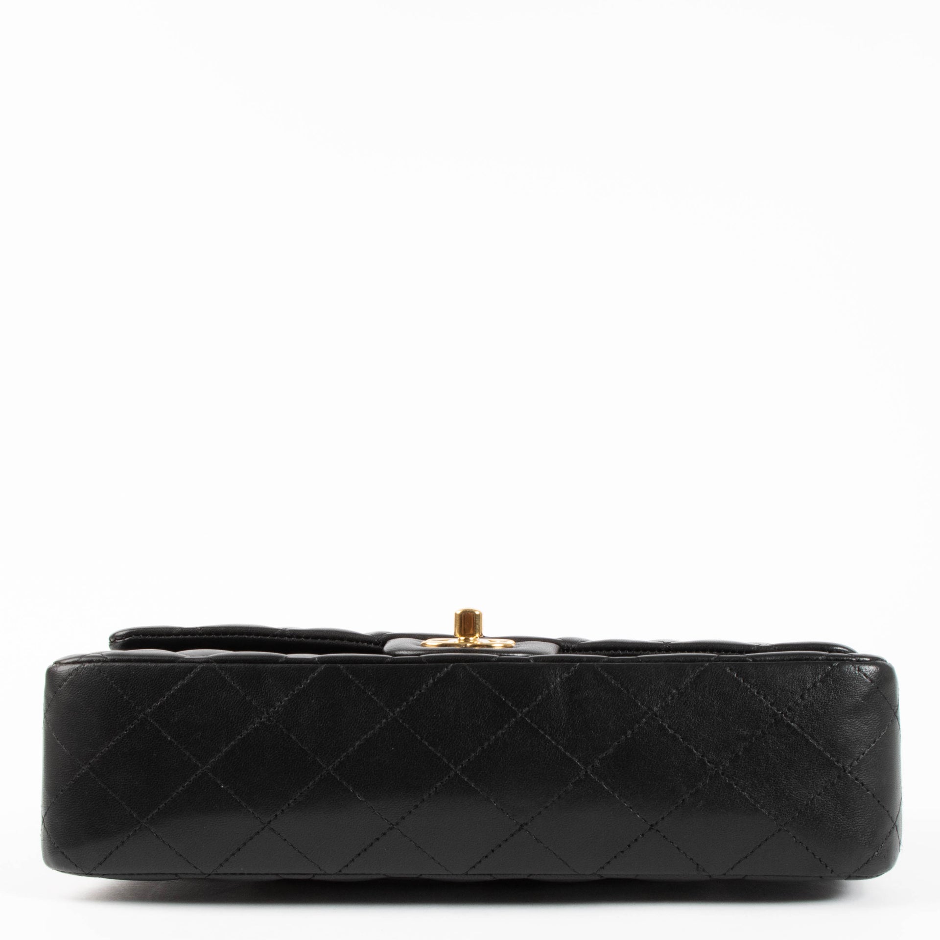 Chanel Black Lambskin Medium Classic 11.12 Bag