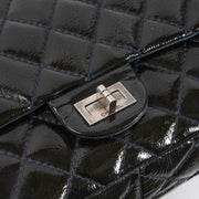 Shop this authentic Chanel Blue Patent Leather Large 2.55 Reissue Bag Pre-Loved on Labellov.com