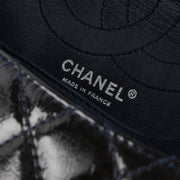 Shop this authentic Chanel Blue Patent Leather Large 2.55 Reissue Bag Pre-Loved on Labellov.com