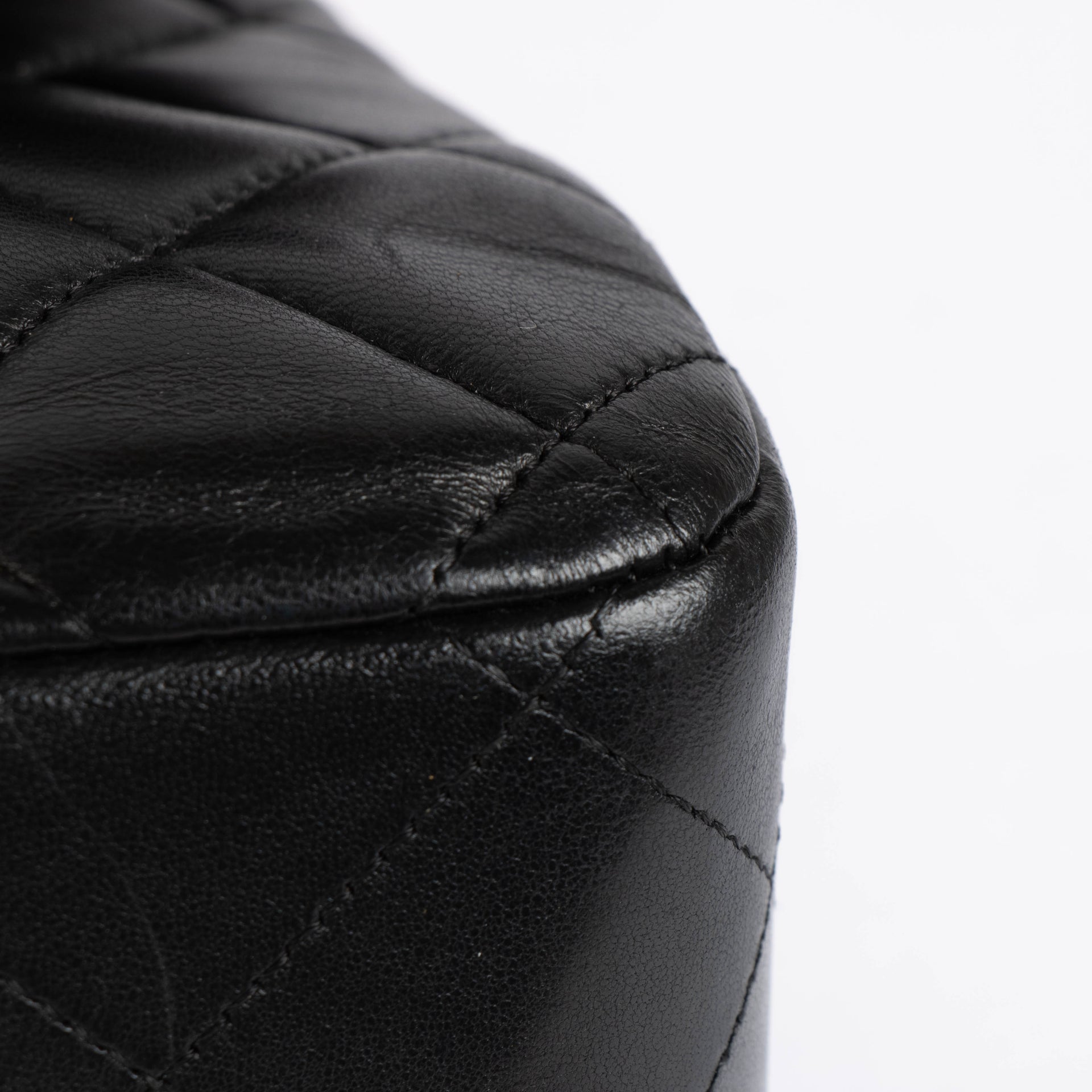 Chanel Black Lambskin Large Classic flap bag